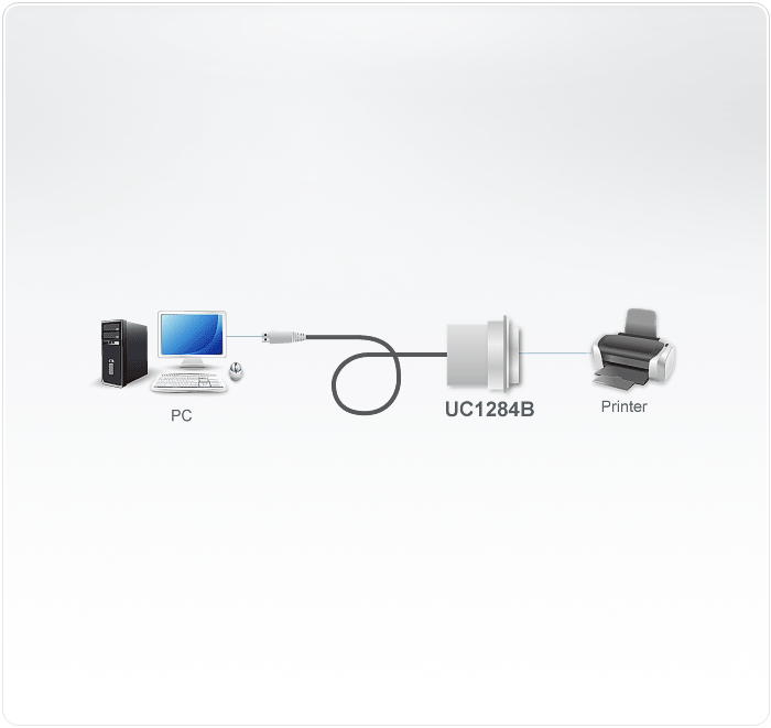USB to IEEE1284 Printer Adapter (1.8m) — изглед 2