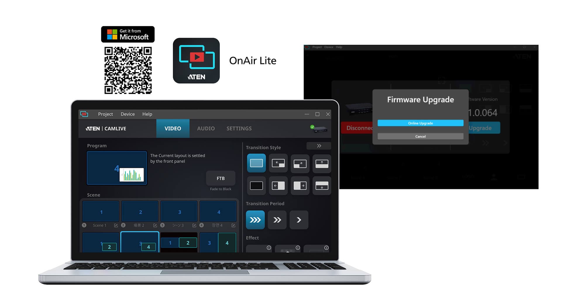 CAMLIVE™ PRO 4K 4-Input HDMI to USB Video Switcher — изглед 7