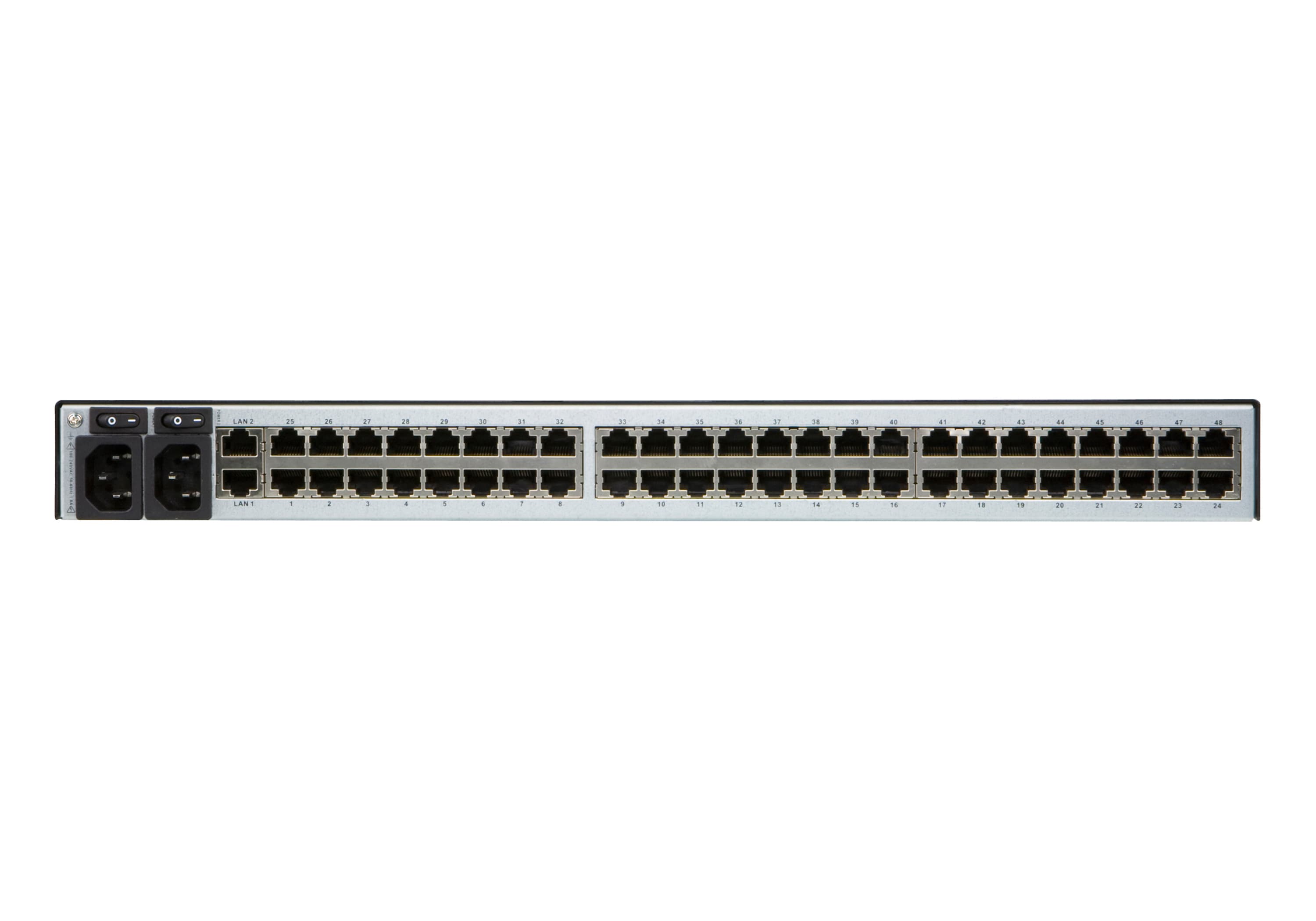 48-Port Serial Console Server with Dual Power/LAN — изглед 3