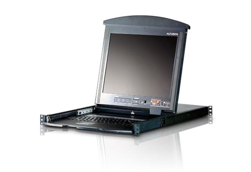 16-Port Dual Rail LCD KVM Switch