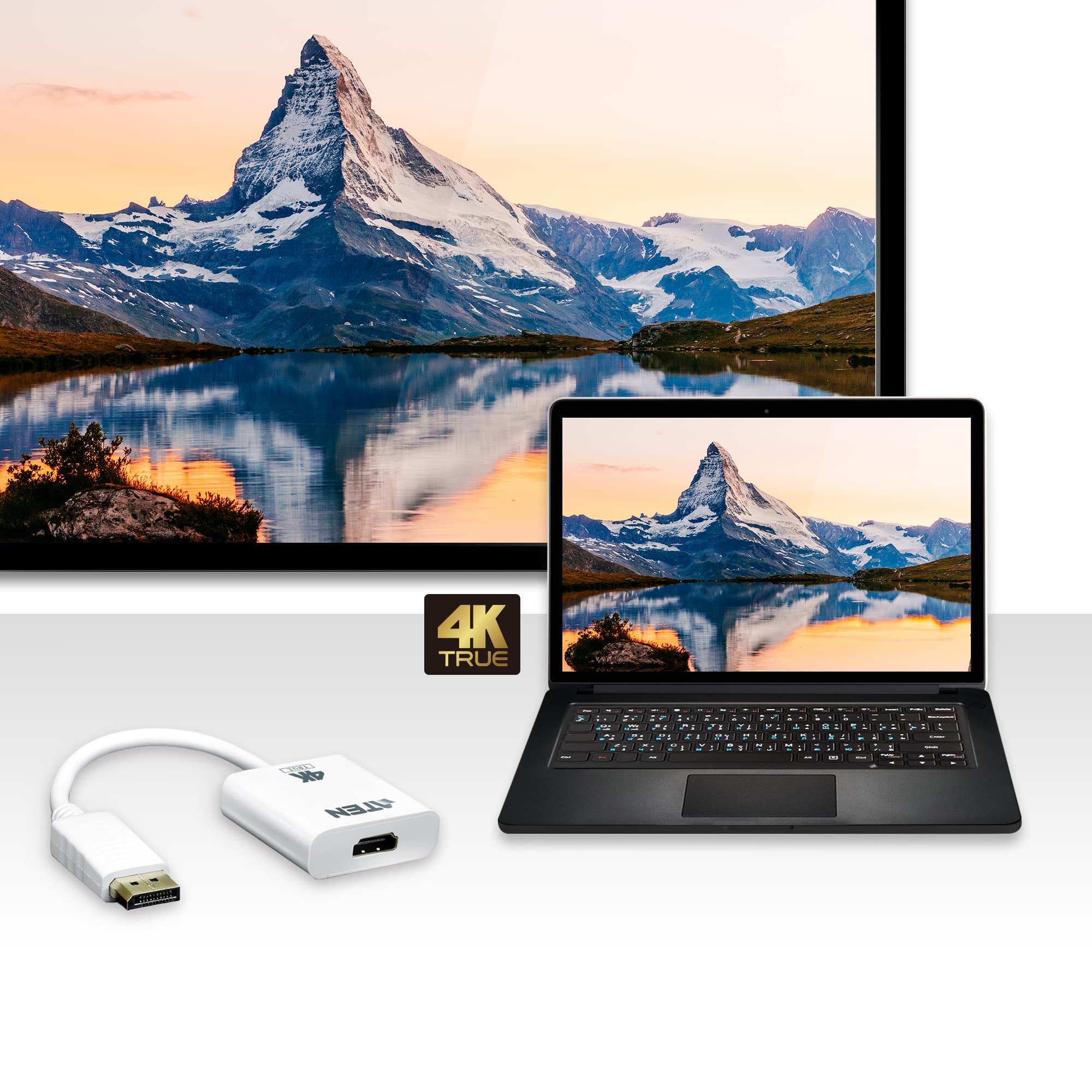 True 4K DisplayPort to HDMI Active Adapter — изглед 2