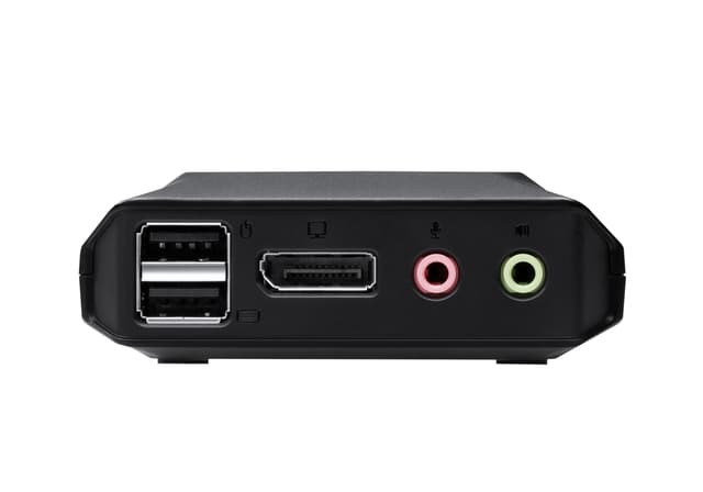 2-Port USB-C DisplayPort Hybrid Cable KVM Switch