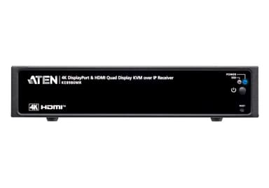 4K Quad-Display KVM over IP Multi-View Receiver