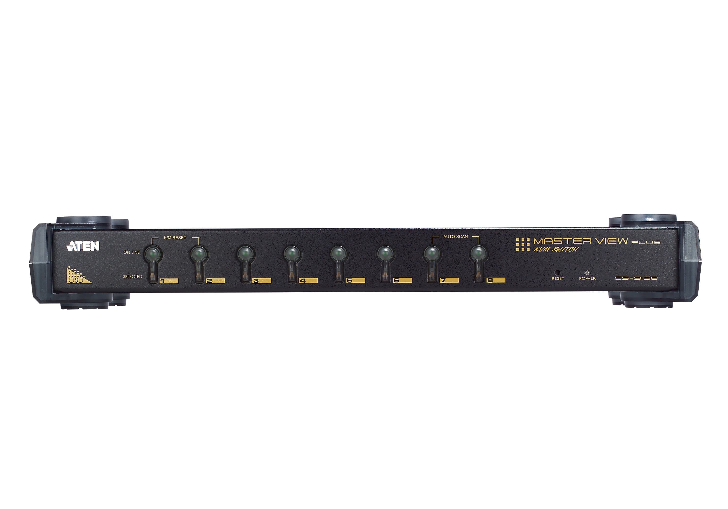 8-Port PS/2 VGA KVM Switch