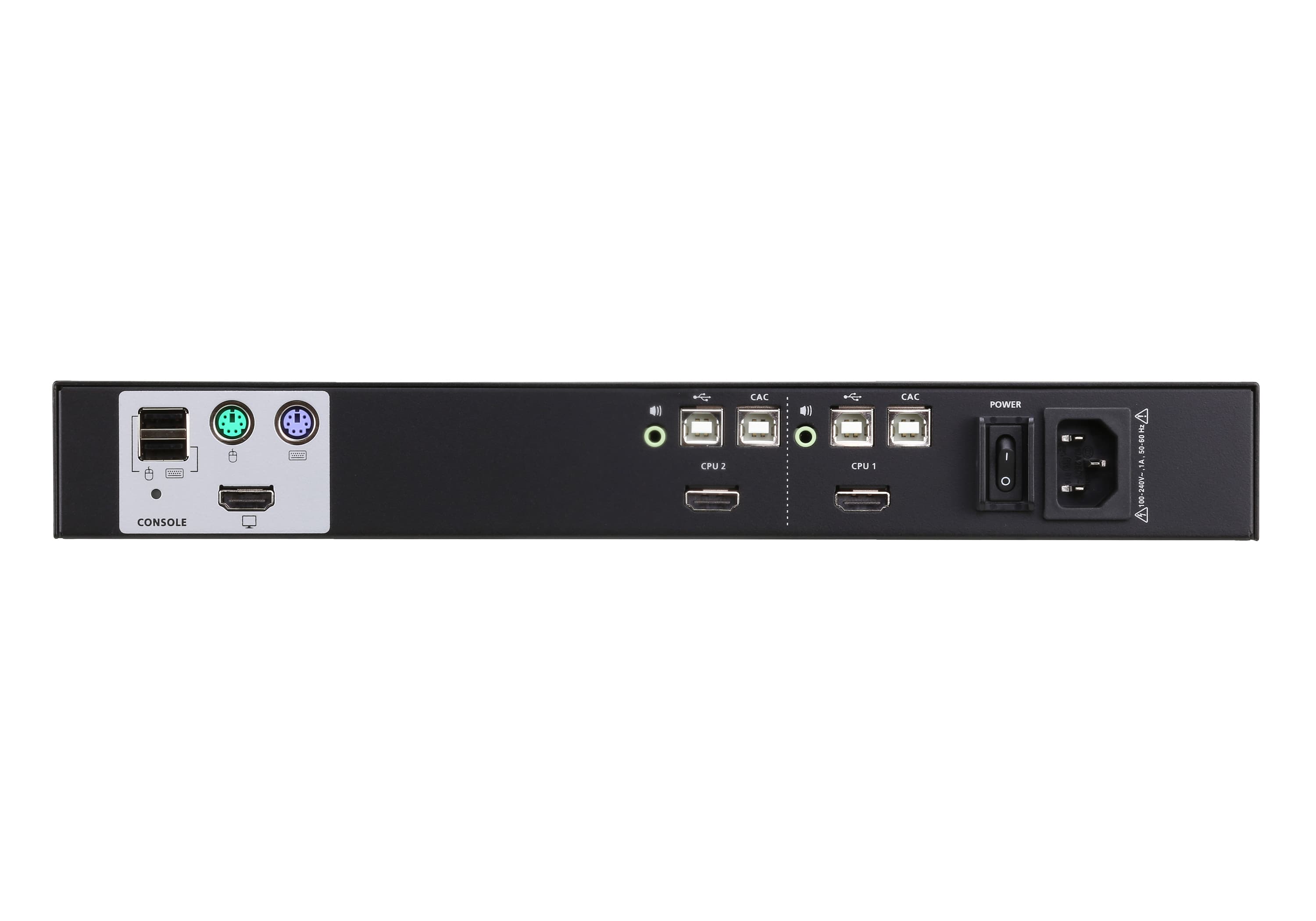 2-Port USB HDMI Secure KVM Switch (PSS PP v3.0 Compliant) — изглед 2
