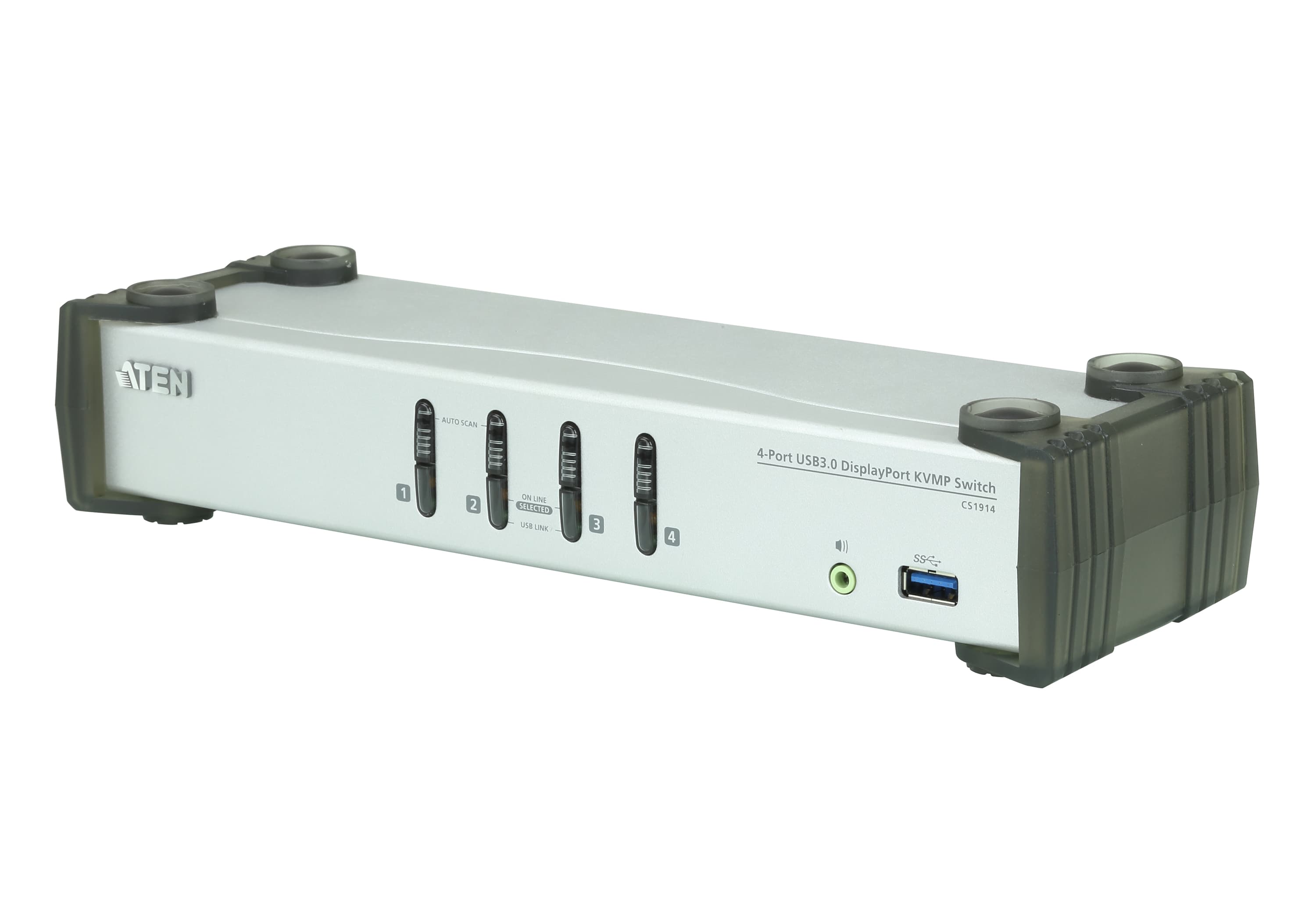 4-Port USB 3.0 DisplayPort KVMP™ Switch (Cables included) — изглед 3