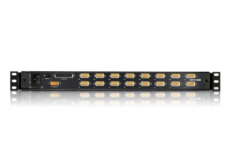 16-Port Dual Rail Touchscreen KVM Switch — изглед 2