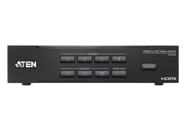 CAMLIVE™ PRO 4K 4-Input HDMI to USB Video Switcher