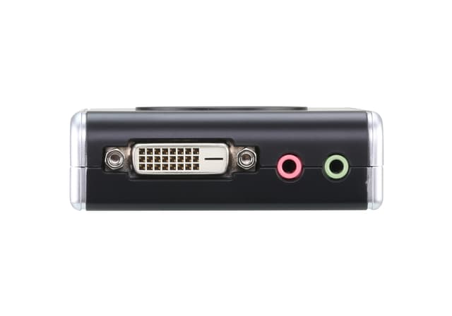 2-Port USB DVI/Audio Cable KVM Switch with Remote Port Selector
