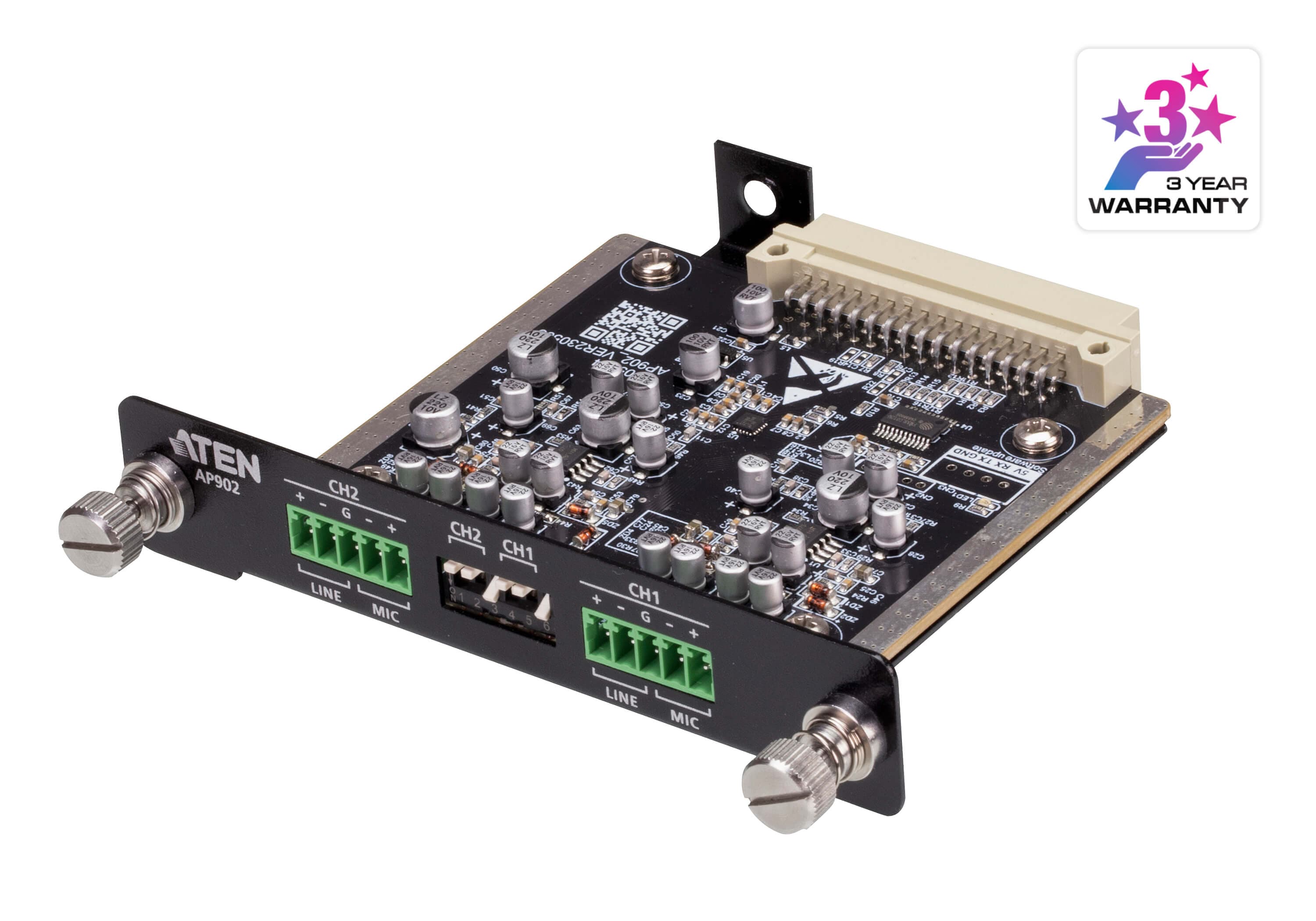 2-CH Mic/Line Pre-AMP Expansion Card for AP Series — изглед 3