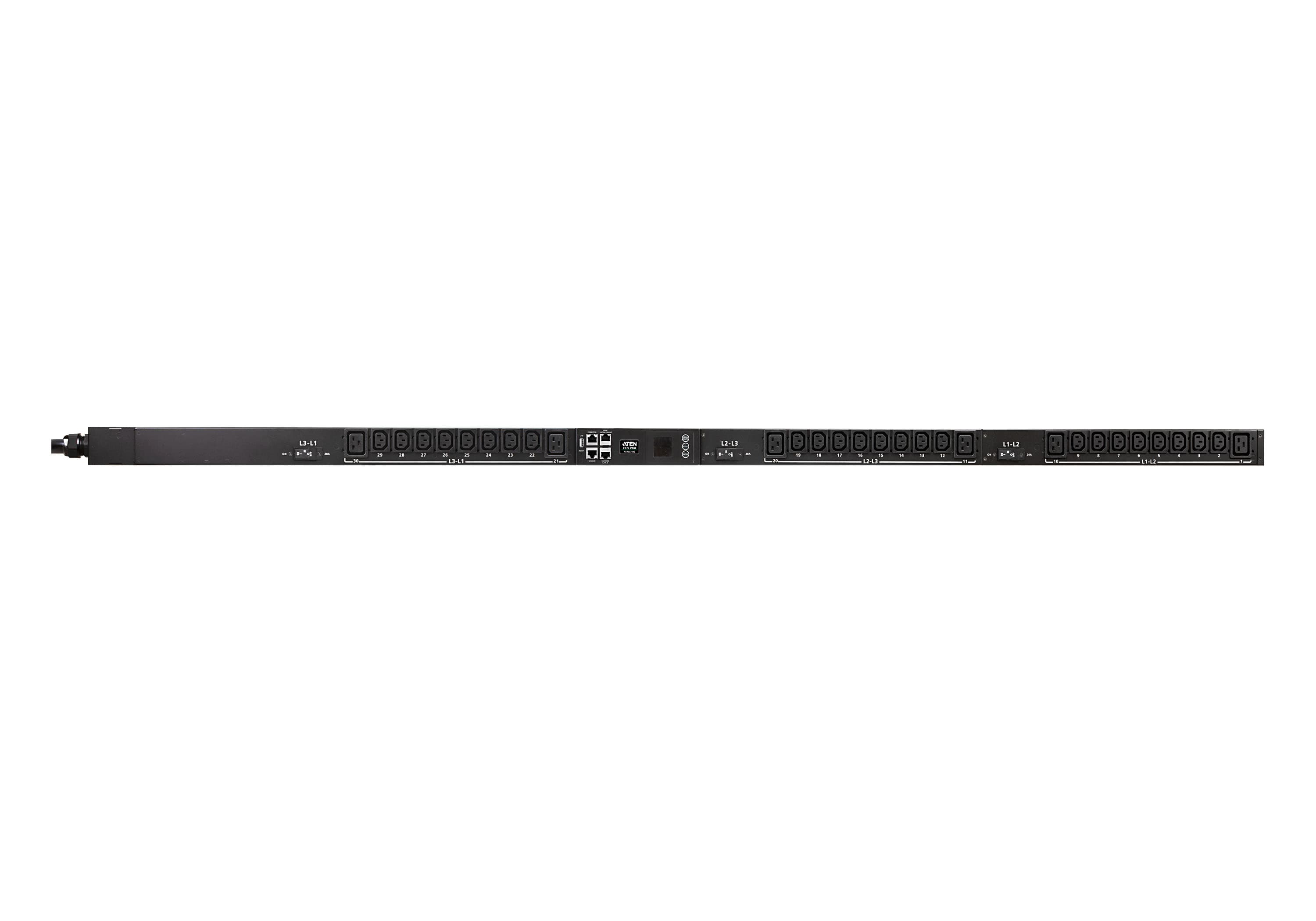 30A/32A 30-Outlet 3-Phase Metered eco PDU
