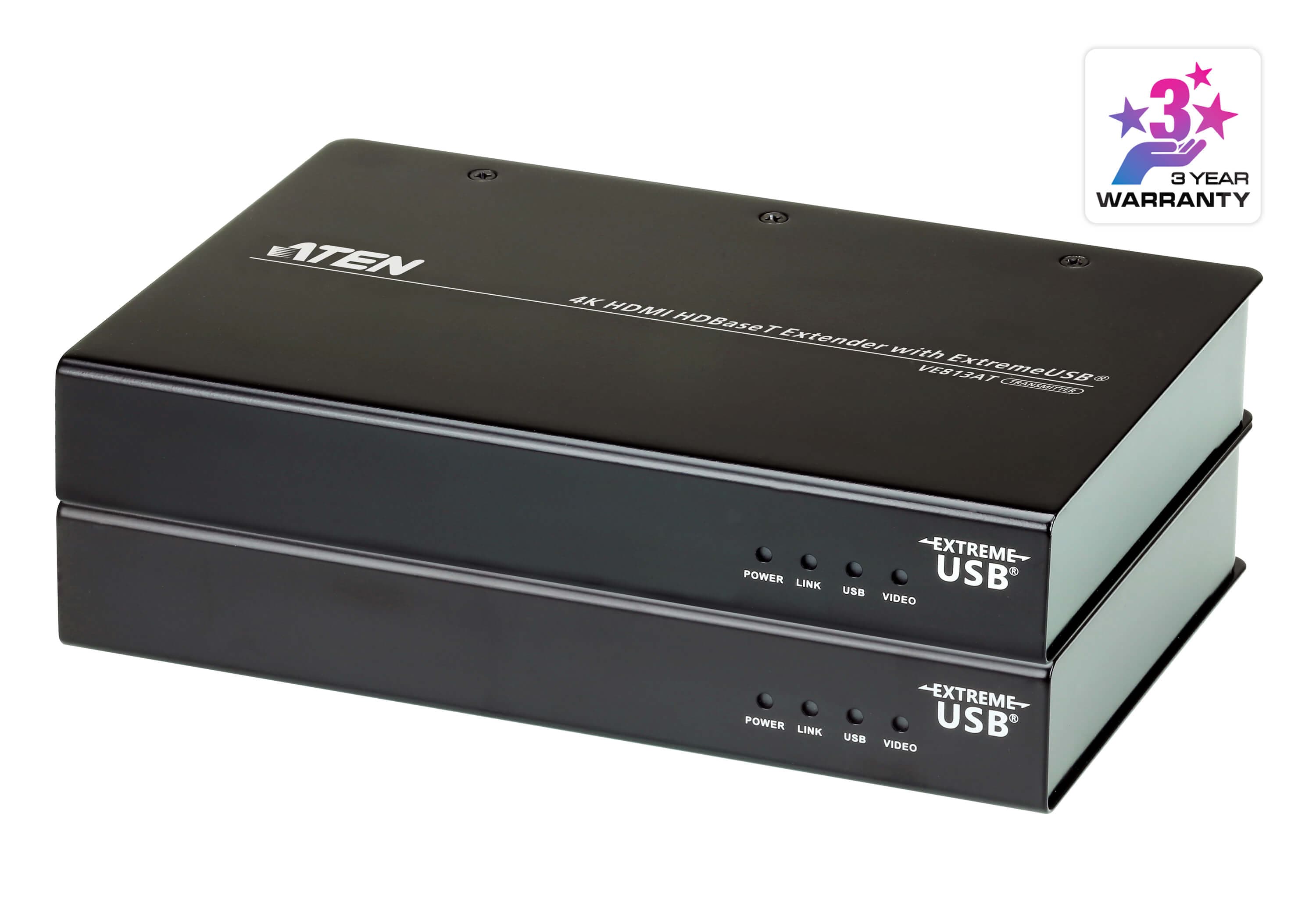 4K HDMI HDBaseT Extender with ExtremeUSB® (4K@100m) (HDBaseT Class A) — изглед 3
