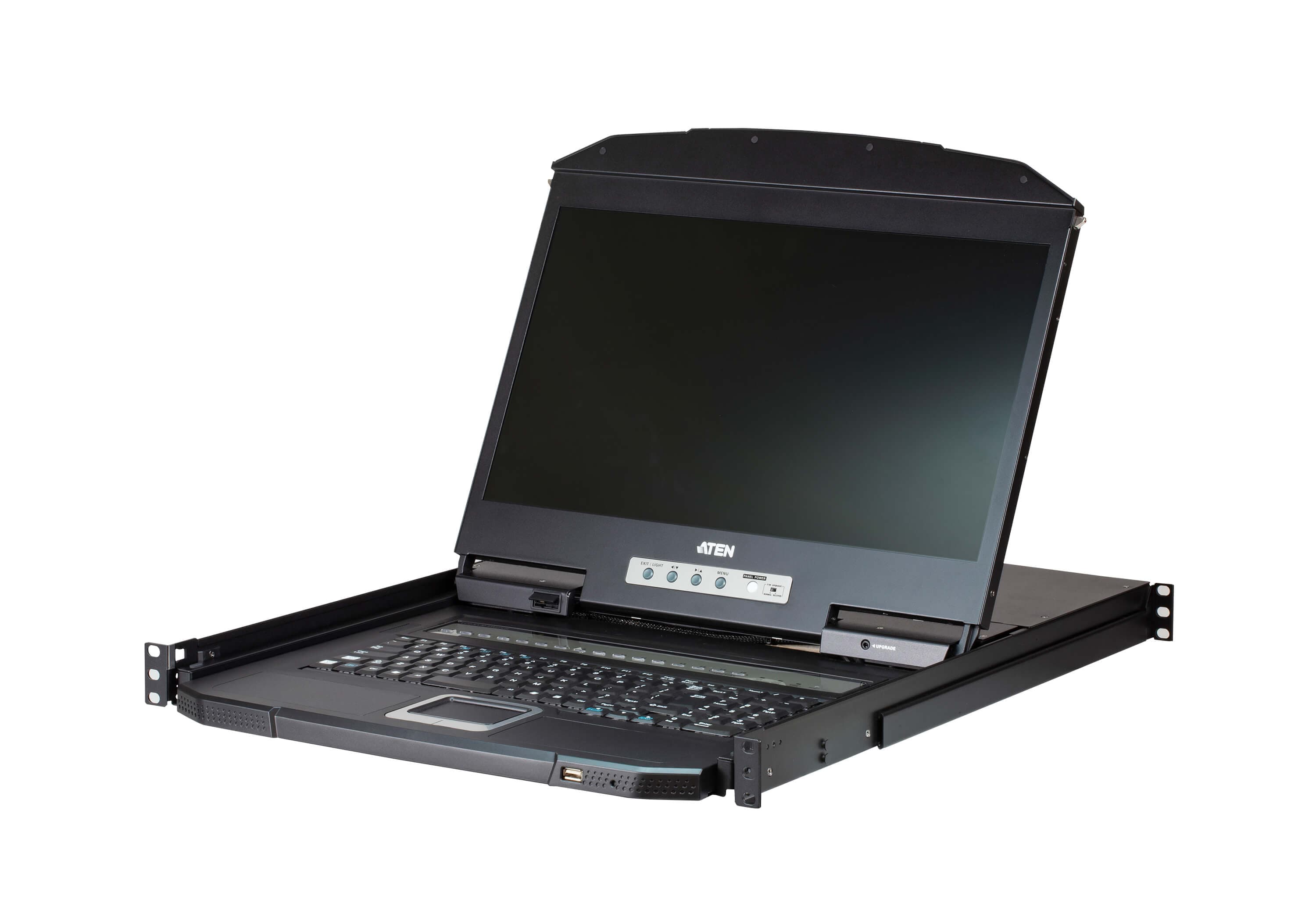 8-Port PS/2-USB VGA Single Rail WideScreen LCD KVM Switch — изглед 2