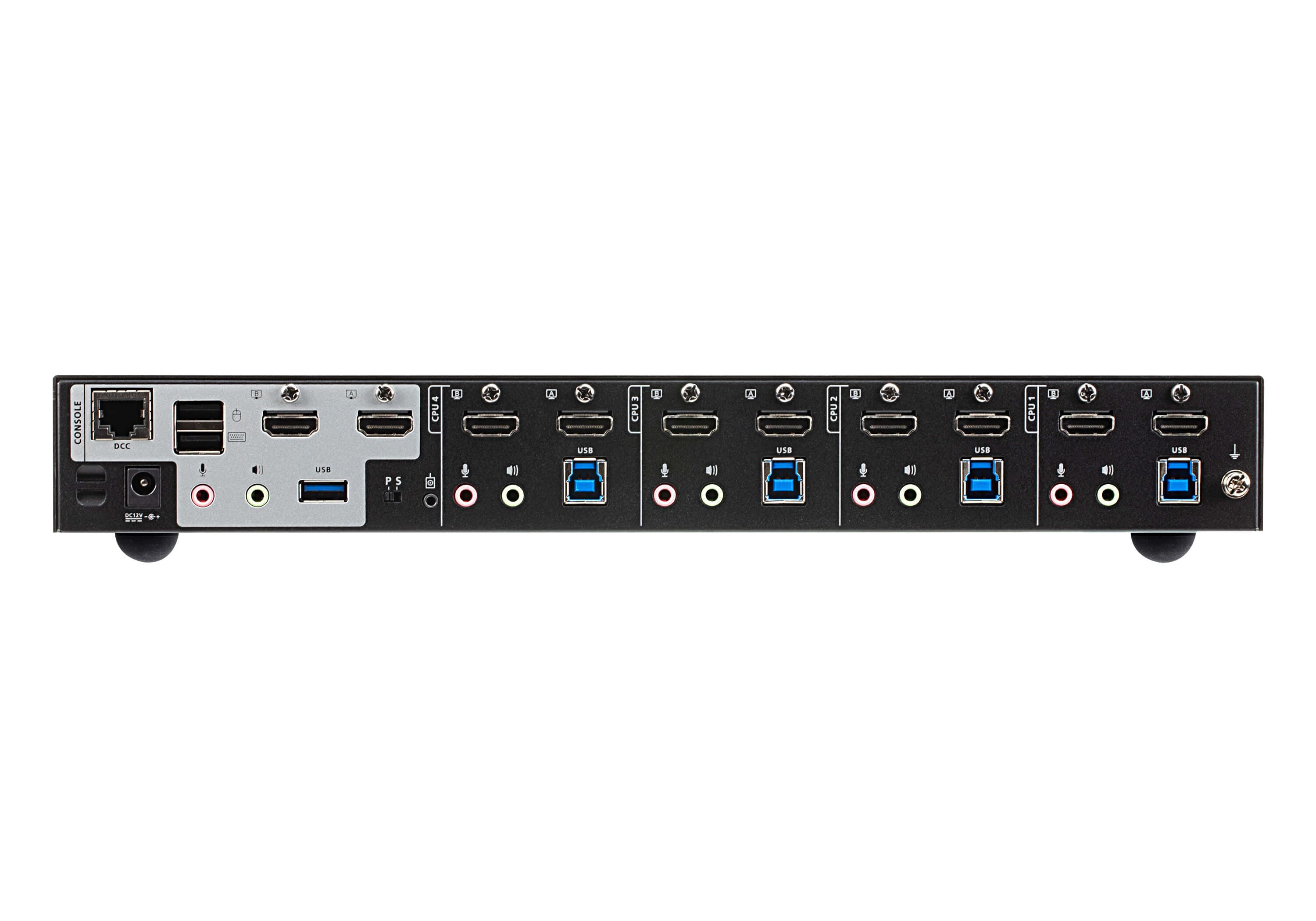 4-Port USB 3.0 4K HDMI Dual Display KVMP™ Switch — изглед 2