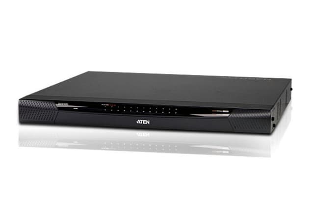 1-Local/2-Remote Access 24-Port Cat 5 KVM over IP Switch with Virtual Media (1600 x 1200)