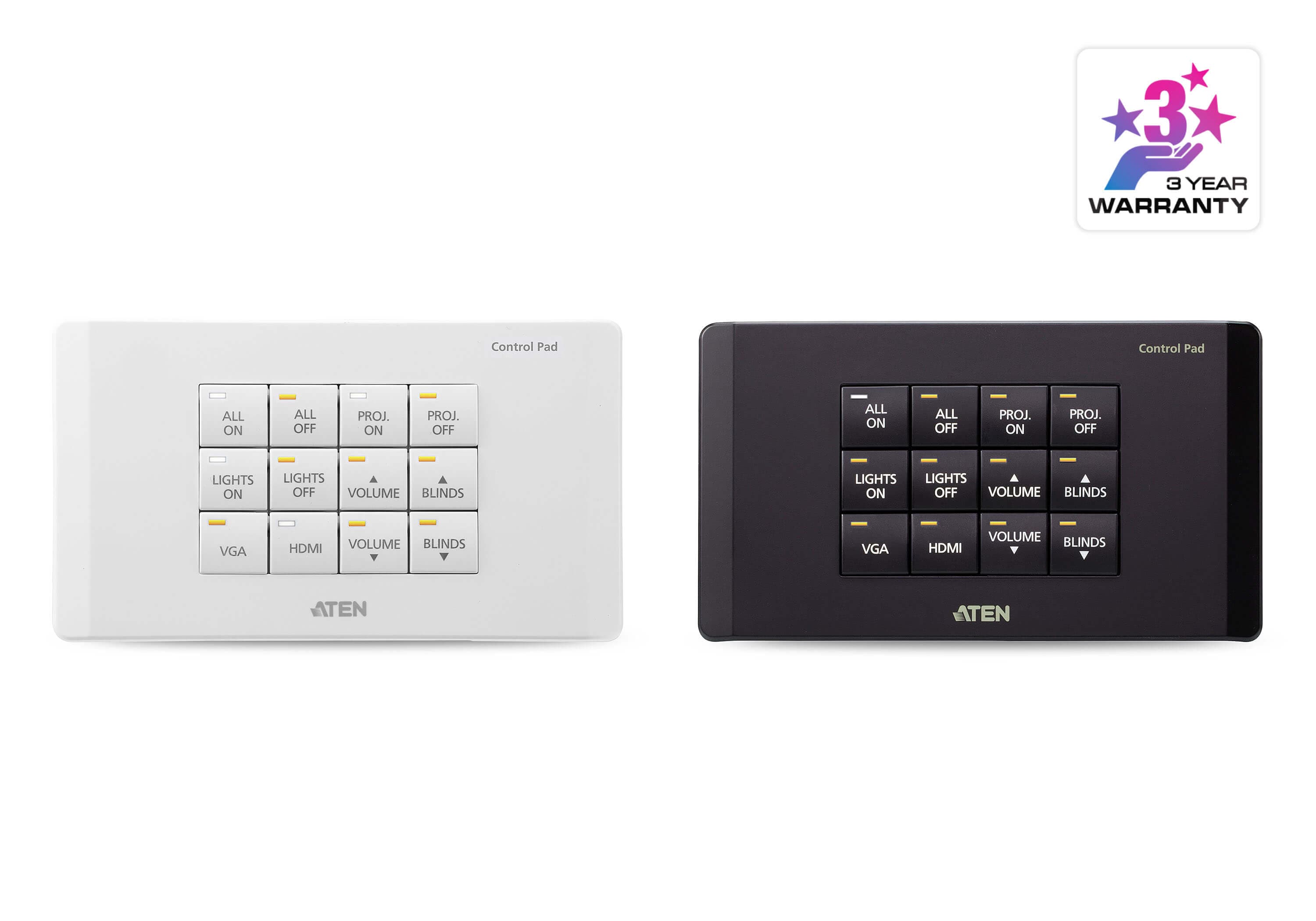 ATEN Control System - 12-button Control Pad (EU, 2 Gang) — изглед 3