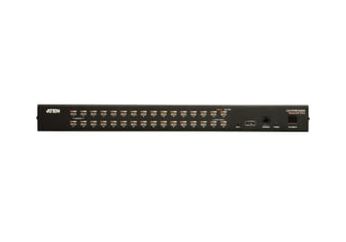 32-Port Multi-Interface (DisplayPort, HDMI, DVI, VGA) Cat 5 KVM Switch