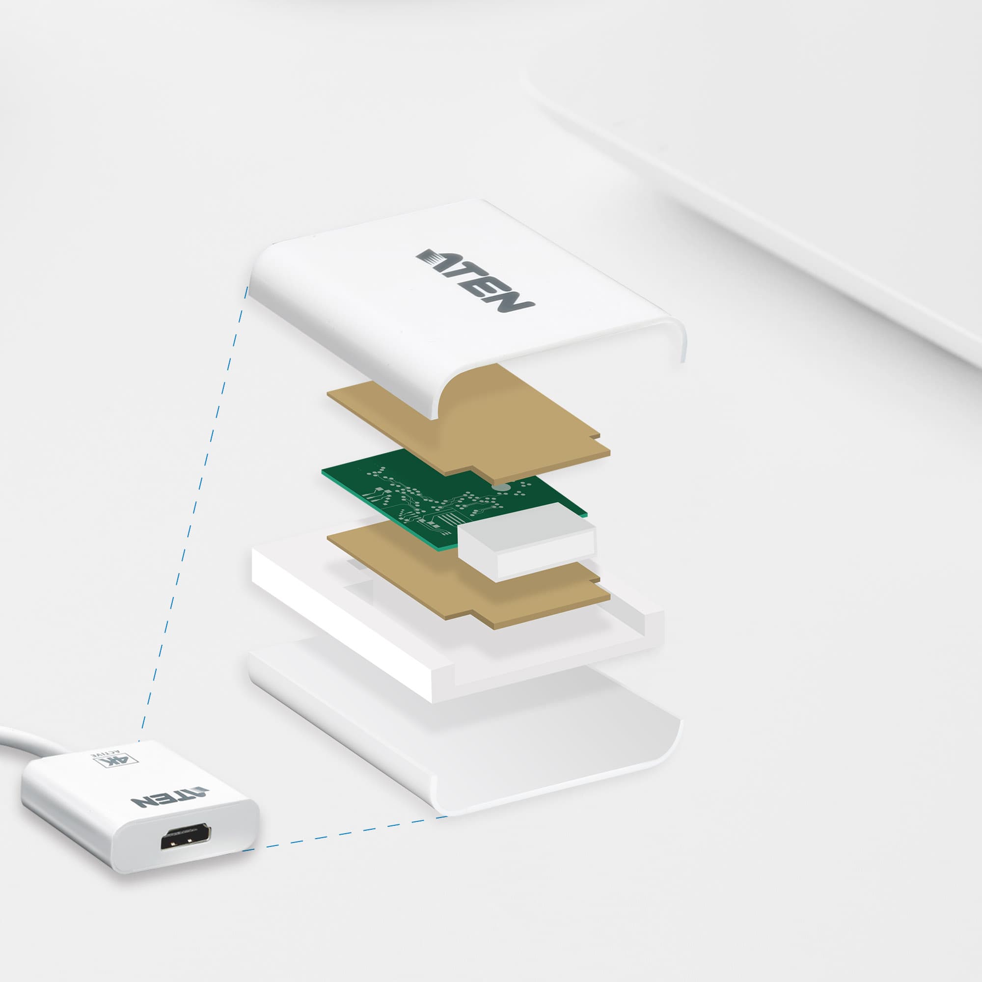 4K Mini DisplayPort to HDMI Active Adapter — изглед 4