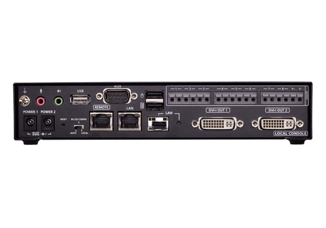 DVI-I Dual Display KVM over IP Transmitter with Remote Access