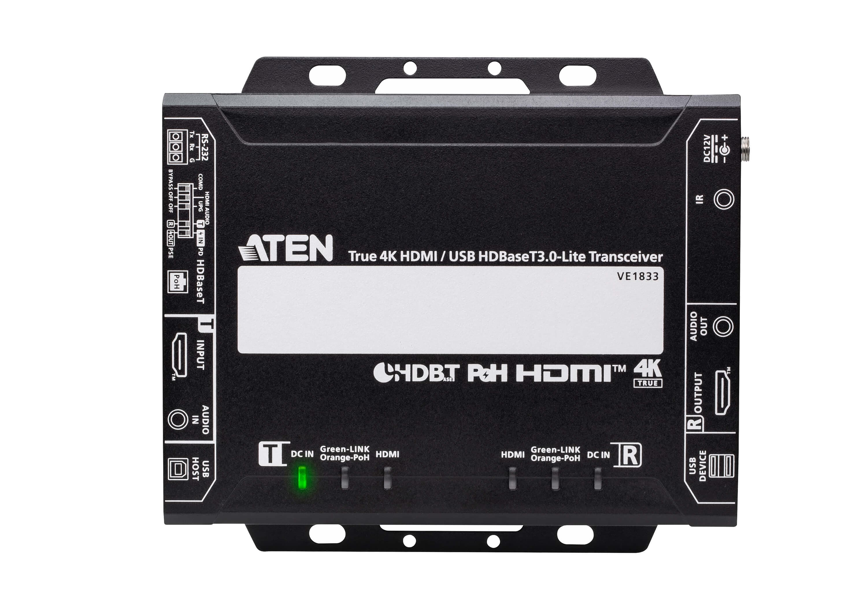 True 4K HDMI / USB HDBaseT 3.0 - Lite Transceiver with PoH (True 4K@40 m) — изглед 4