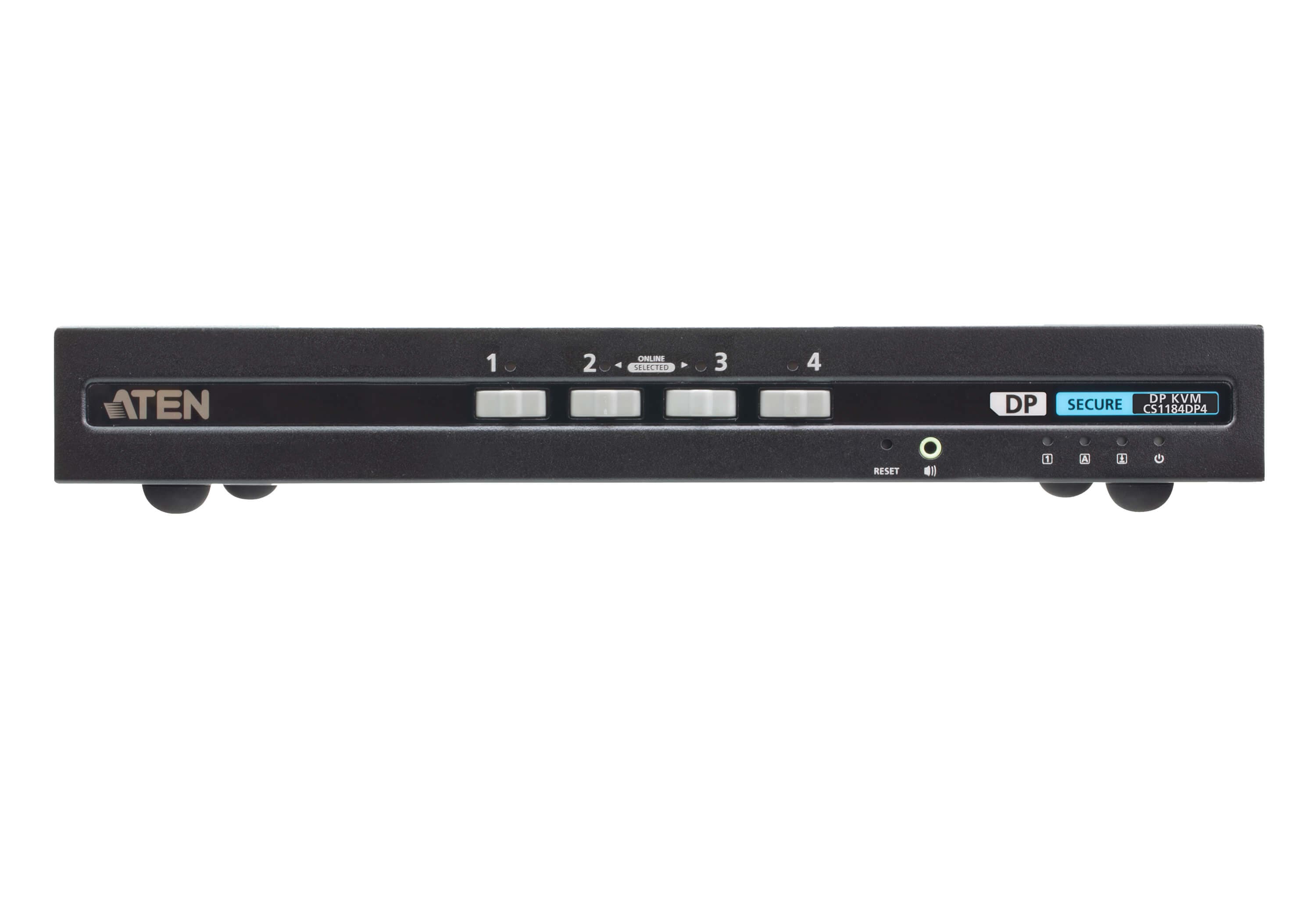 4-Port USB DisplayPort Secure KVM Switch (PSD PP v4.0 Compliant) — изглед 2