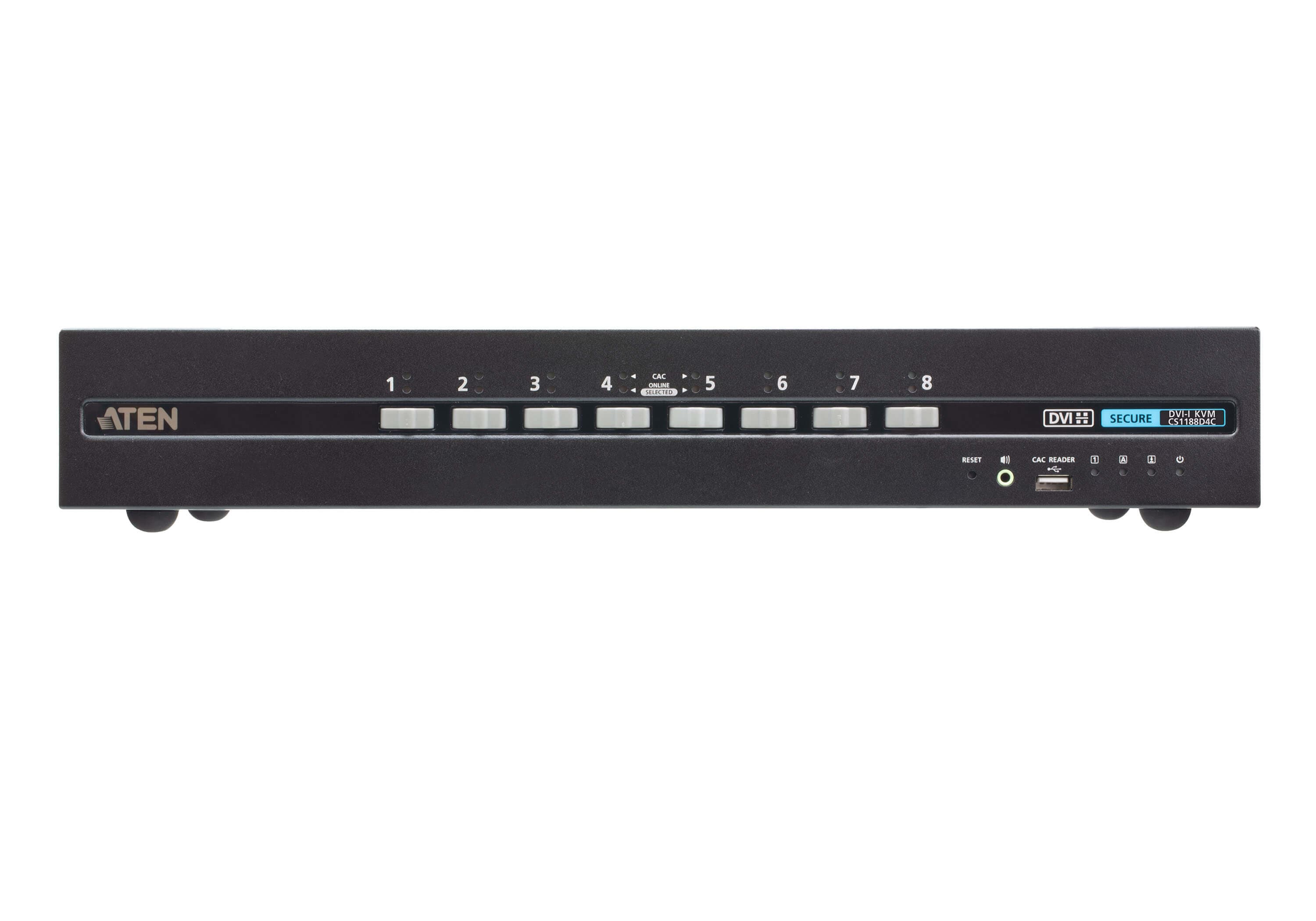 8-Port USB DVI Secure KVM Switch with CAC (PSD PP v4.0 Compliant) — изглед 2