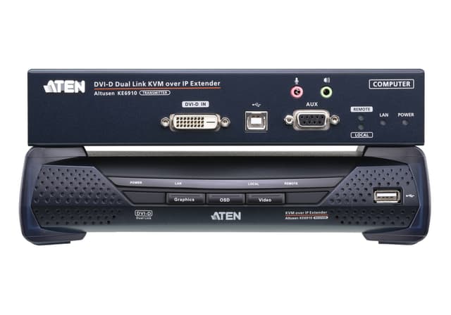 2K DVI-D Dual Link KVM over IP Extender