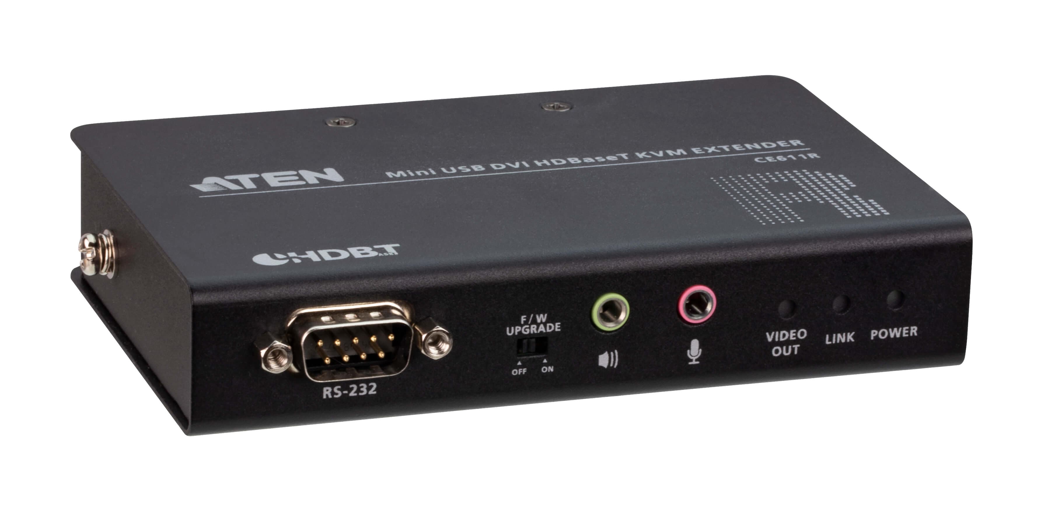 Mini USB DVI HDBaseT™ KVM Extender (1920 x 1200@100m) — изглед 6