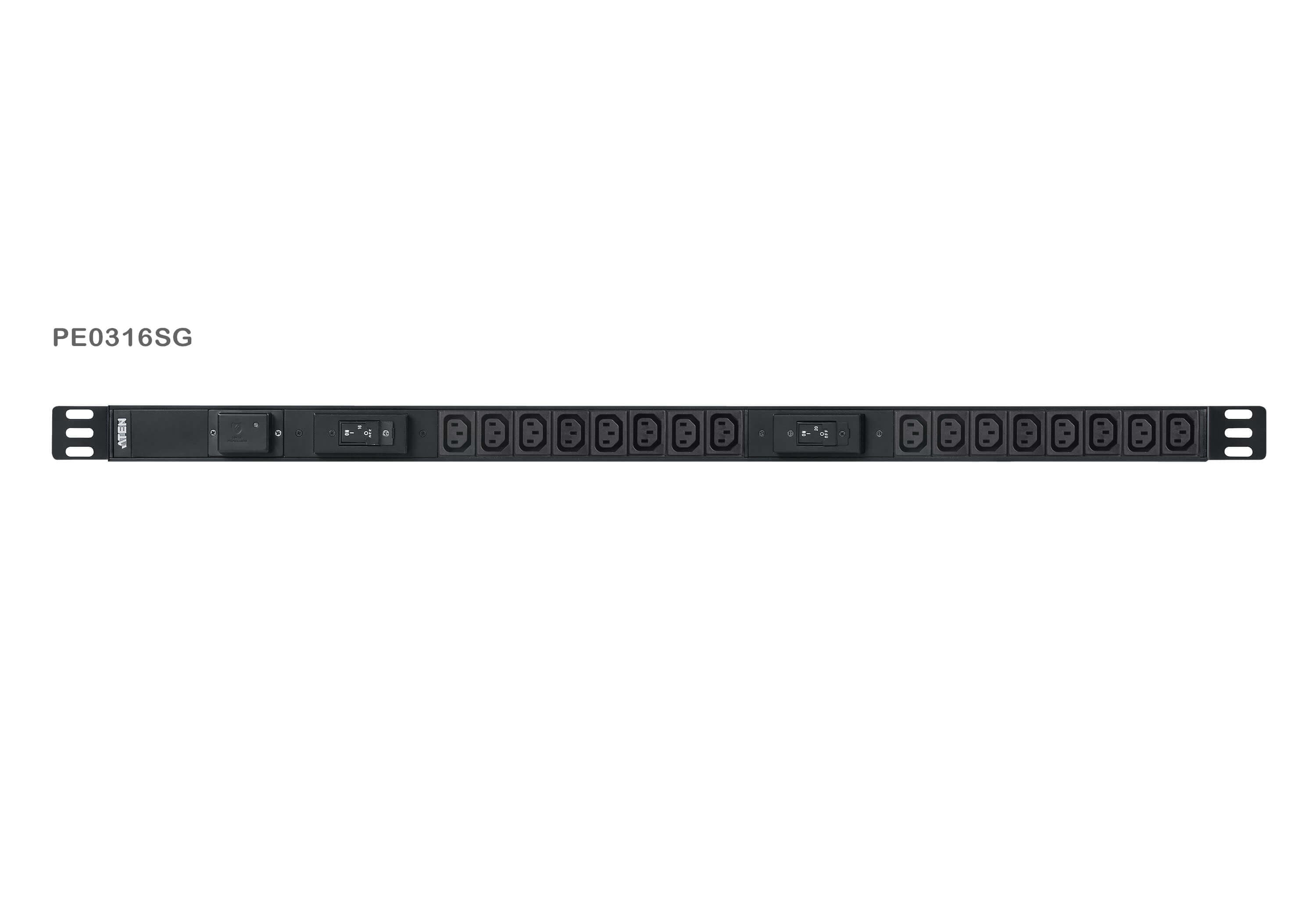 0U Basic PDU with Surge Protection