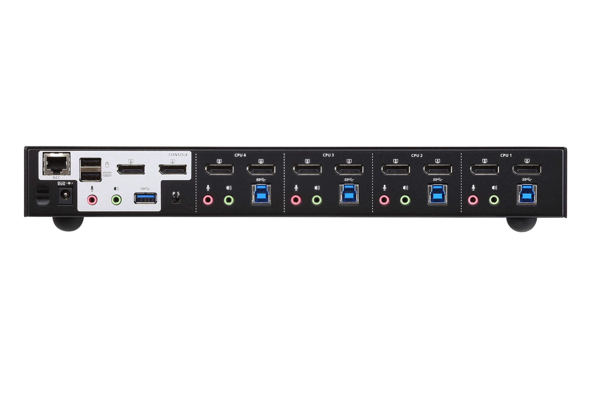 4-Port USB 3.0 4K DisplayPort Dual Display KVMP™ Switch — изглед 2