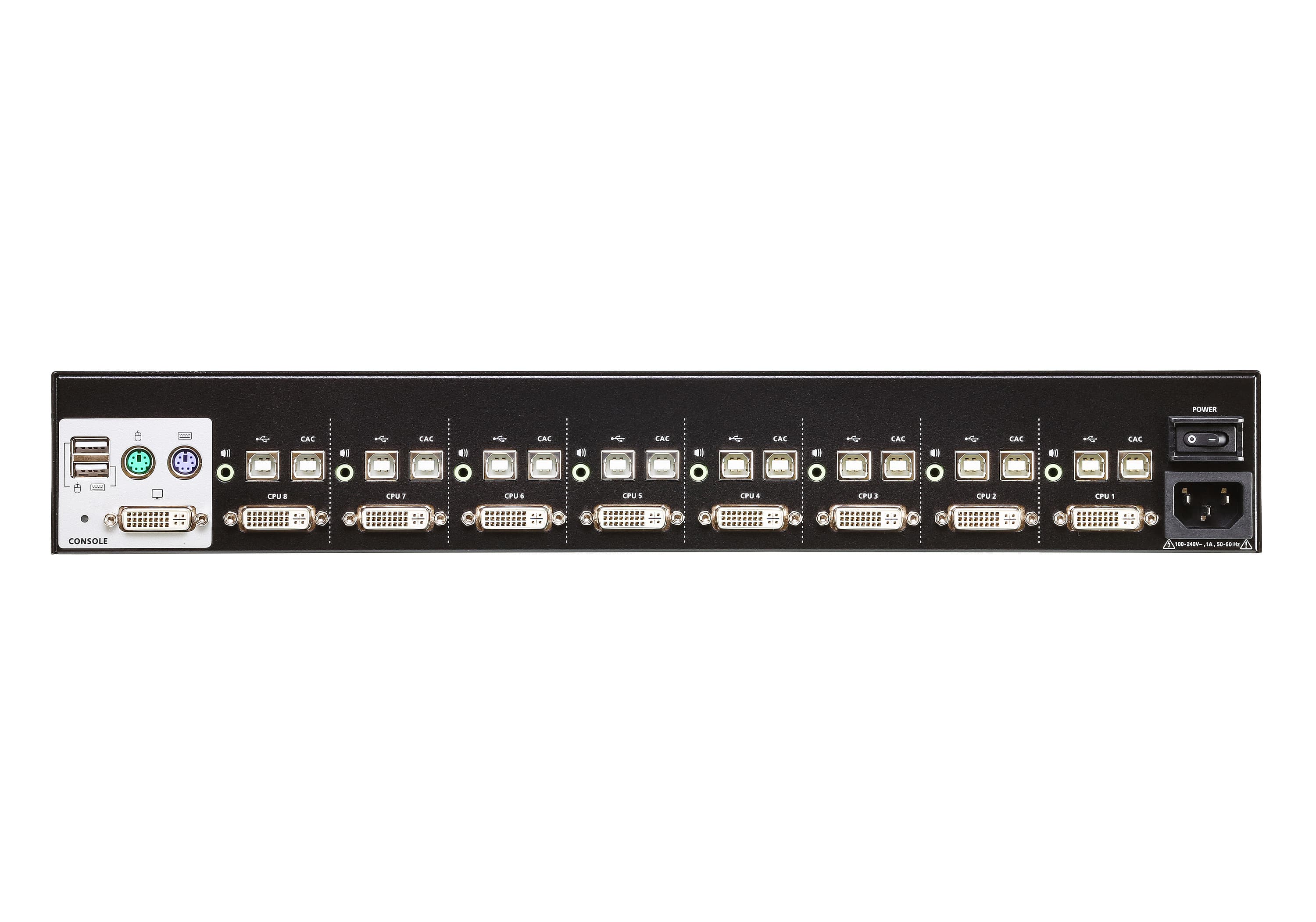 8-Port USB DVI Secure KVM Switch (PSS PP v3.0 Compliant) — изглед 2