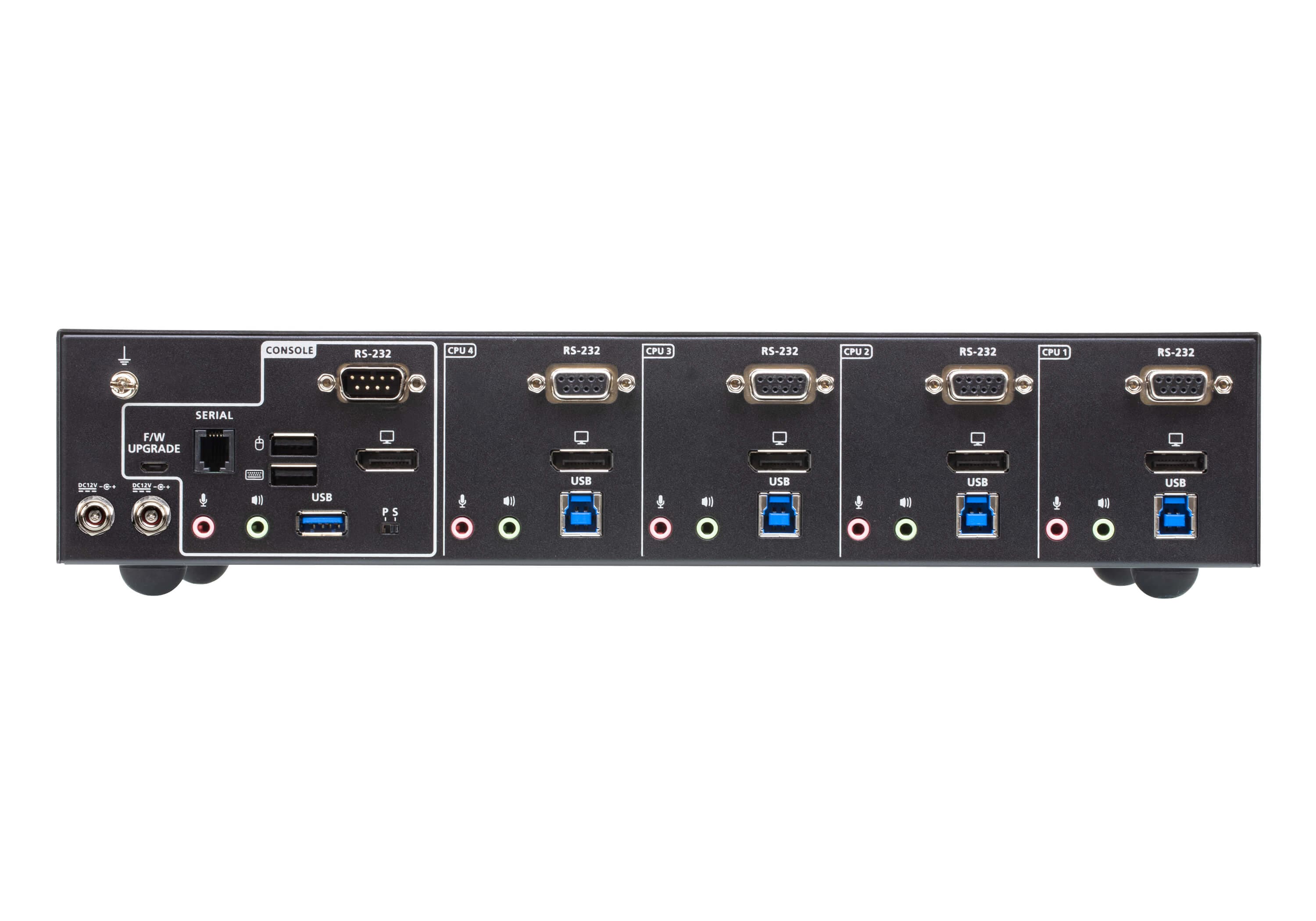 4-Port USB 3.0 4K DisplayPort KVMP™ Switch for ATC — изглед 2
