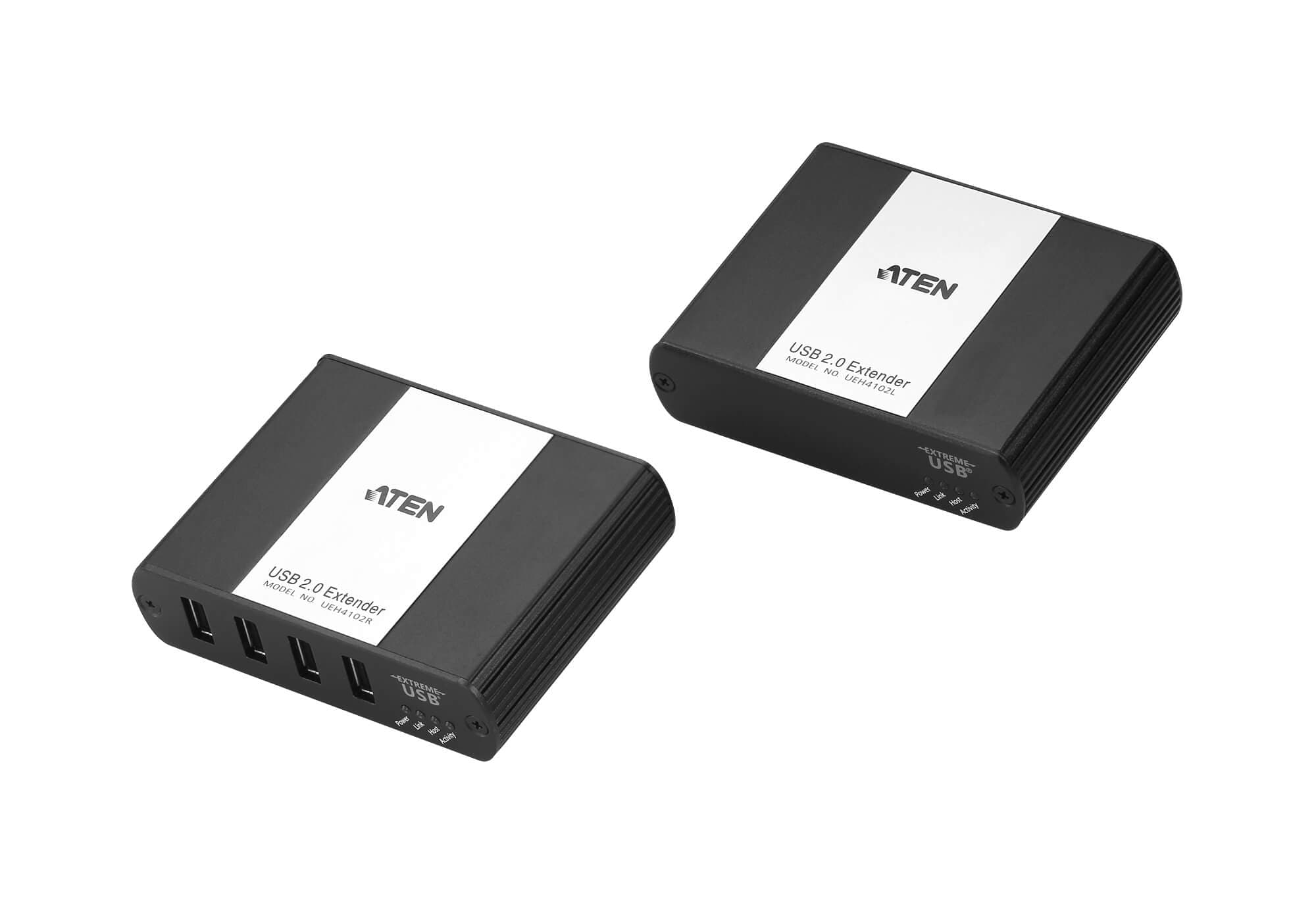 4-Port USB 2.0 Cat 5 Extender over LAN — изглед 3