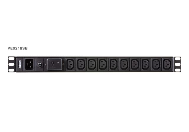 1U Basic PDU with Surge Protection