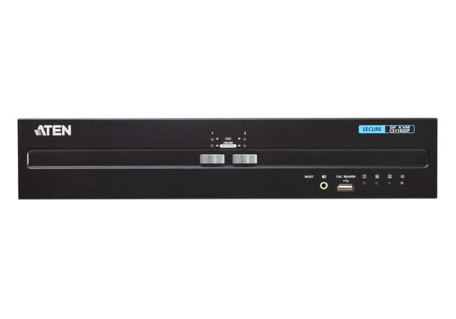 2-Port USB DisplayPort Dual Display Secure KVM Switch (PSS PP v3.0 Compliant)