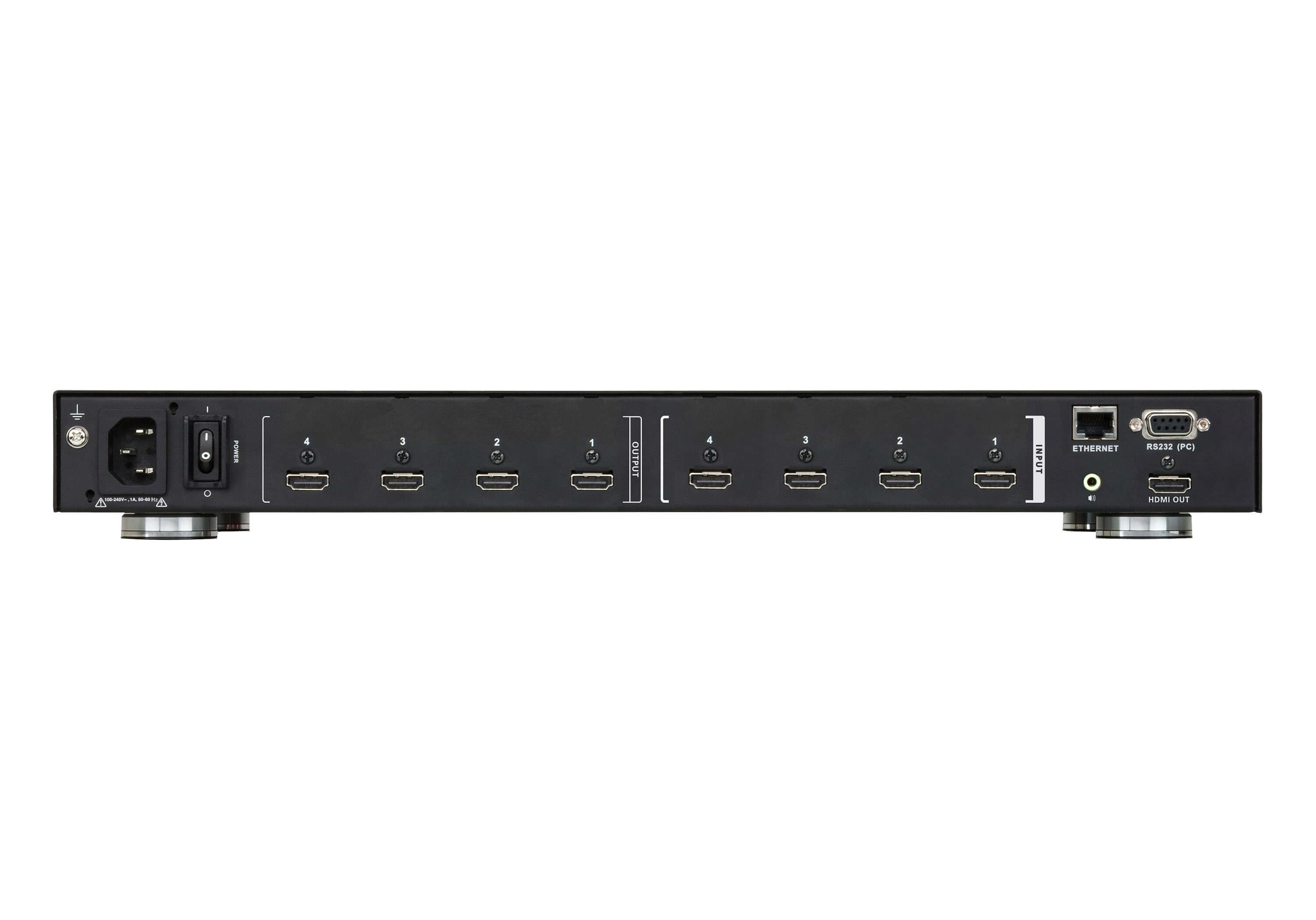 4 x 4 HDMI Matrix Switch with Scaler — изглед 2