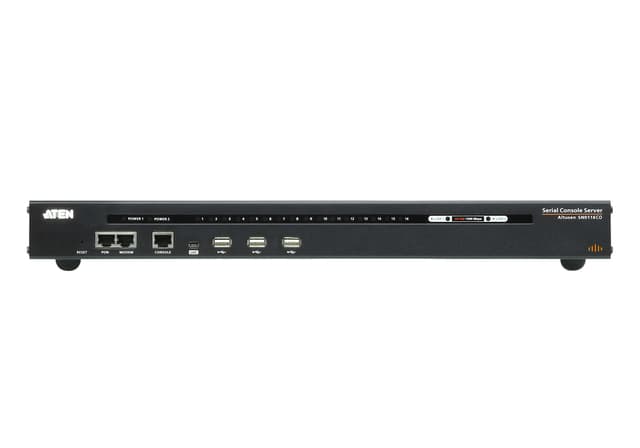 16-Port Serial Console Server with Dual Power/LAN