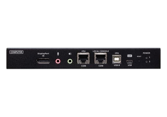 1-Local/Remote Share Access Single Port 4K DisplayPort KVM over IP Switch