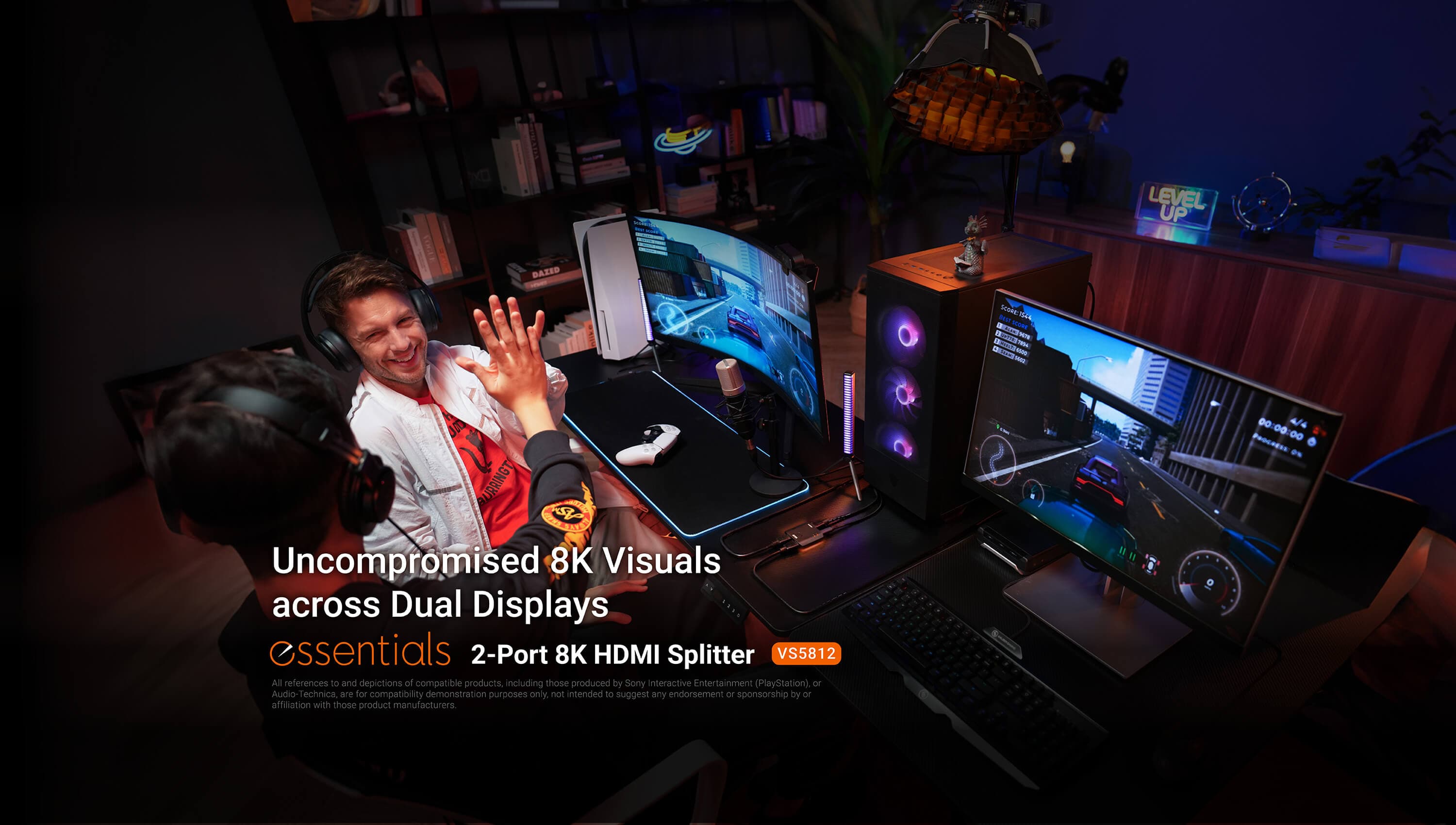 2-Port 8K HDMI Splitter — изглед 4