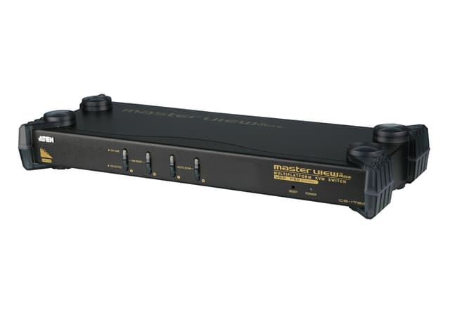 4-Port PS/2-USB VGA/Audio KVM Switch