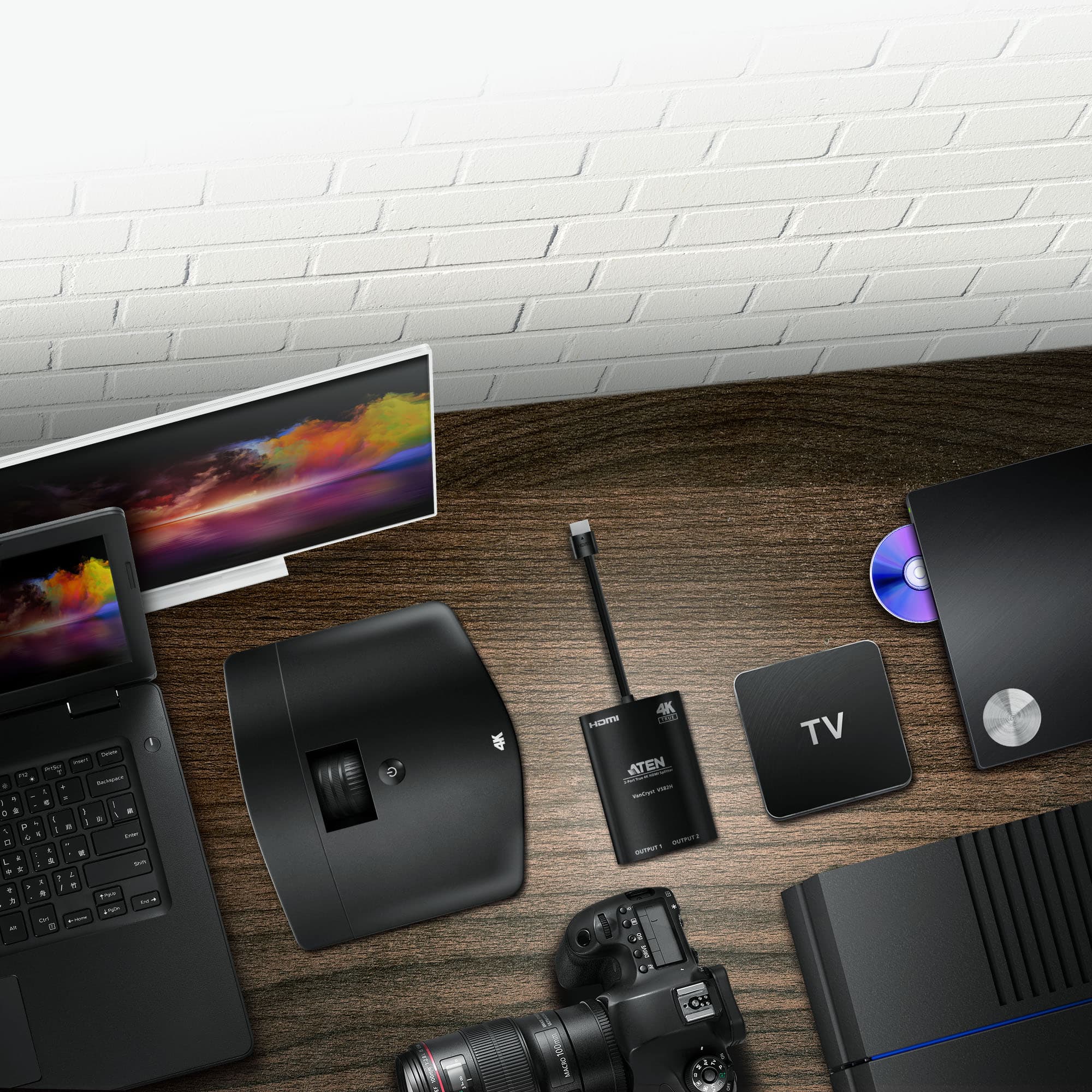 2-Port True 4K HDMI Splitter — изглед 5
