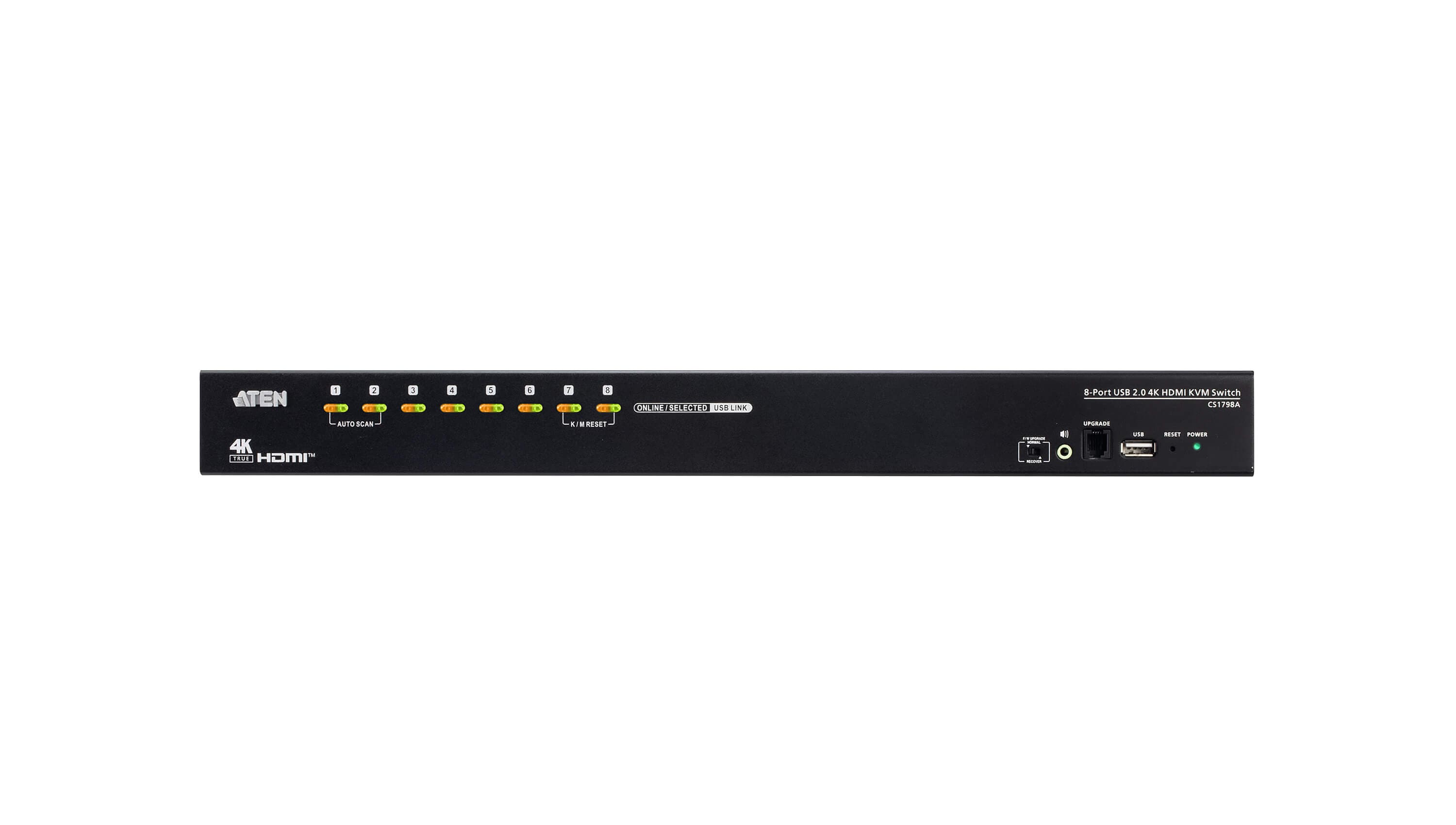 8-Port USB 2.0 4K HDMI KVM Switch