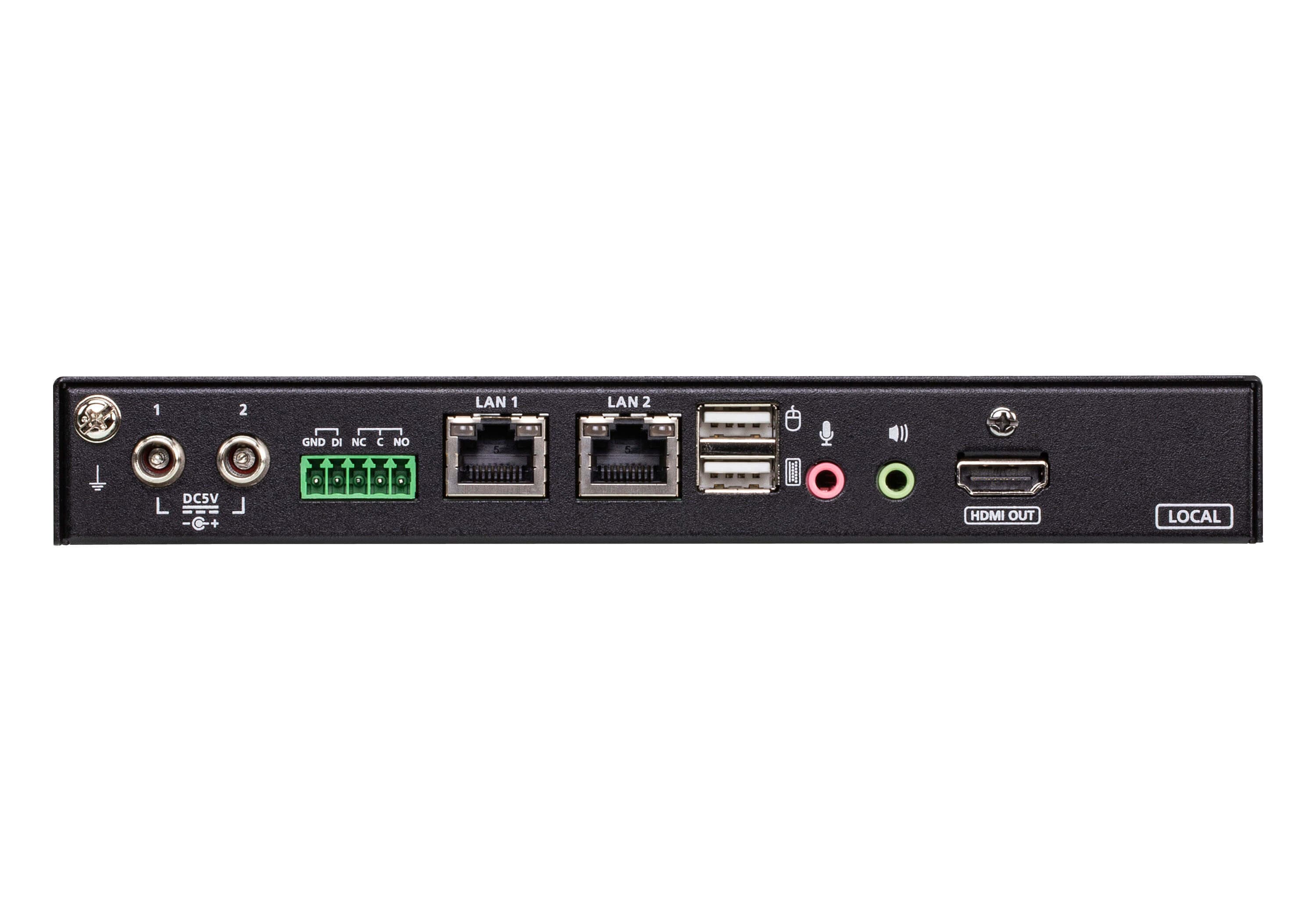 1-Local / Remote Shared Access Single Port 4K HDMI KVM over IP Switch — изглед 2