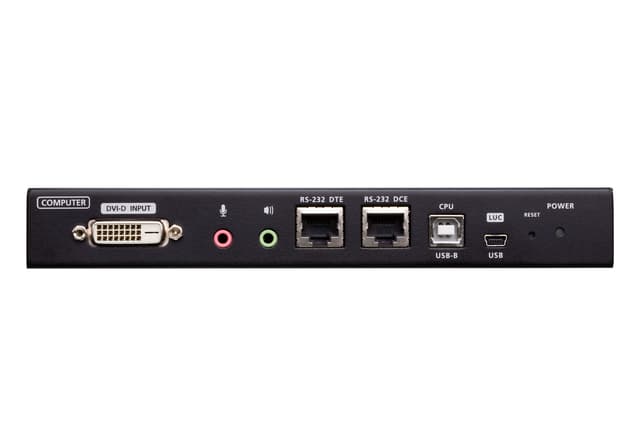 1-Local/Remote Shared Access Single Port DVI KVM over IP Switch
