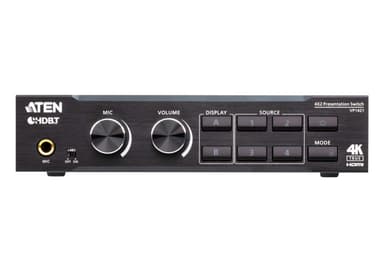 4 x 2 True 4K Presentation Matrix Switch with Scaling, DSP, and HDBaseT-Lite