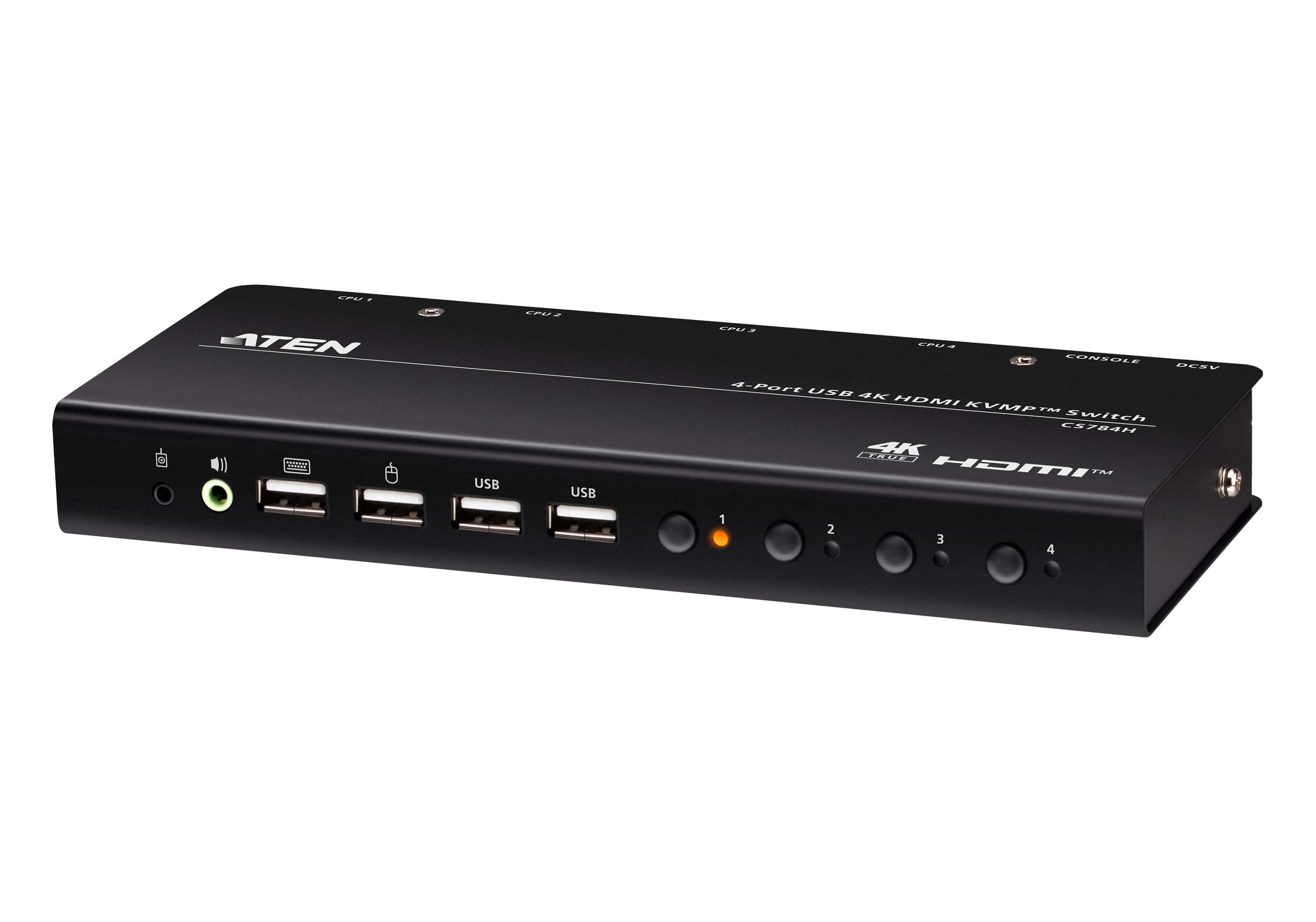 4-Port USB 4K HDMI KVMP™ Switch (Cables included) — изглед 3