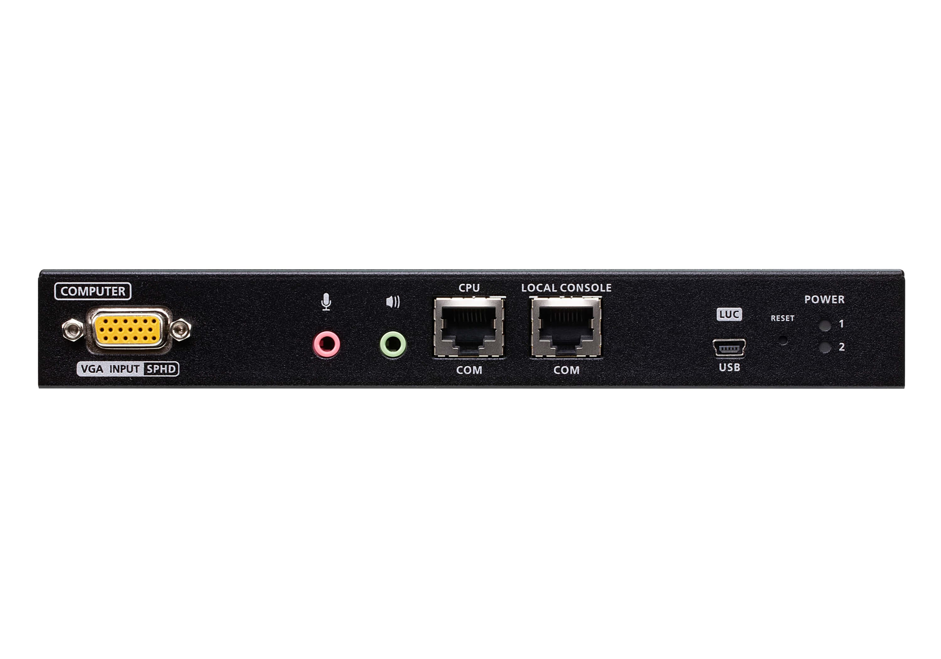 1-Local/Remote Shared Access Single Port VGA KVM over IP Switch