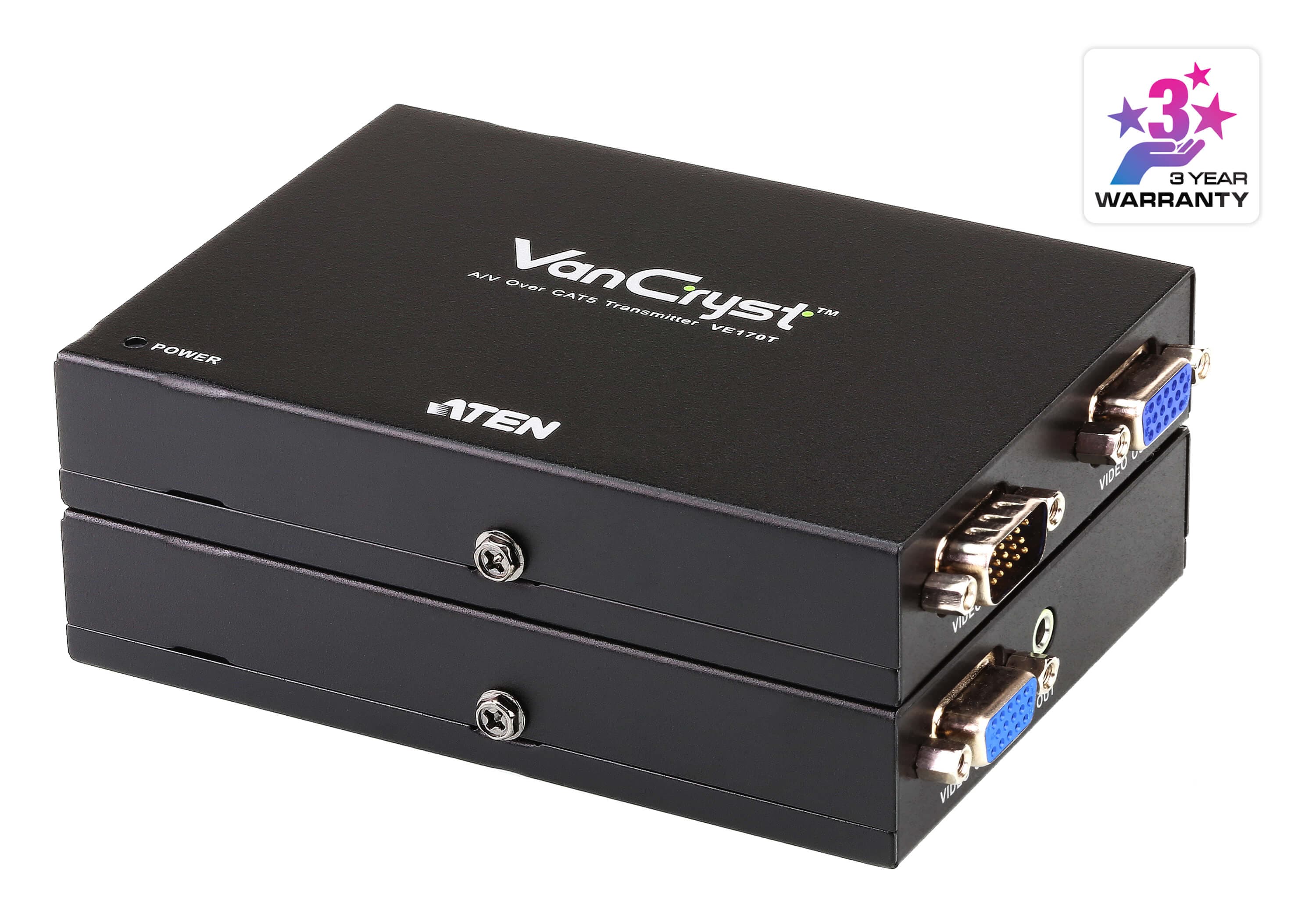 VGA / Audio Cat 5 Extender (1024 x 768@300m) — изглед 3