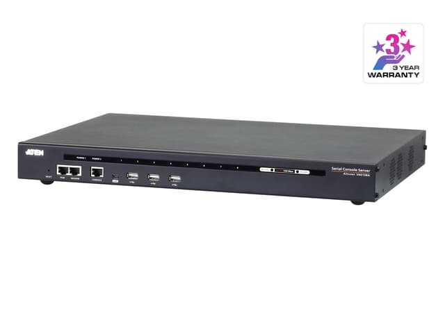 8-Port Serial Console Server with Dual Power/LAN