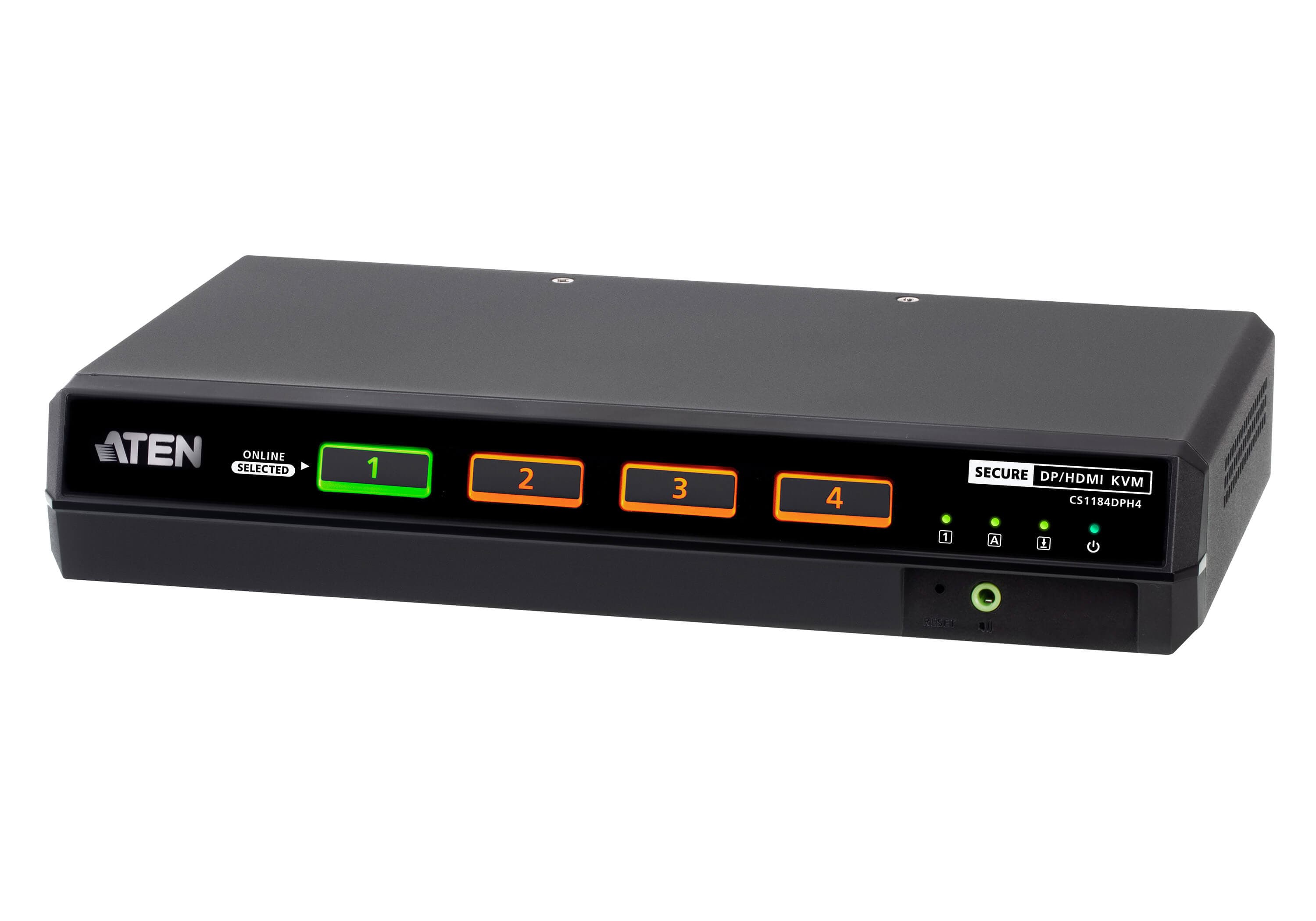 4-Port USB 5K DisplayPort/HDMI Universal Secure KVM Switch (PSD PP v4.0 Compliant) — изглед 3